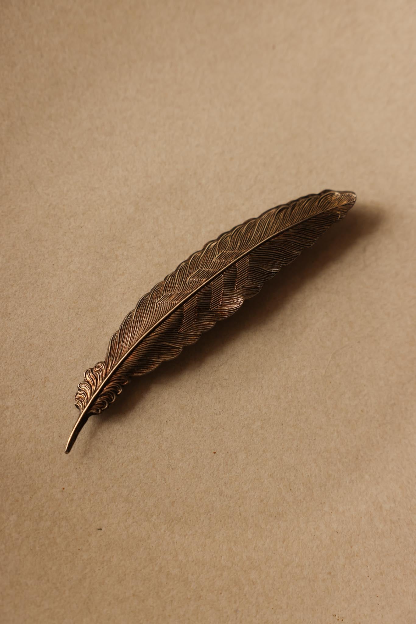 Feather Leaf Brooch