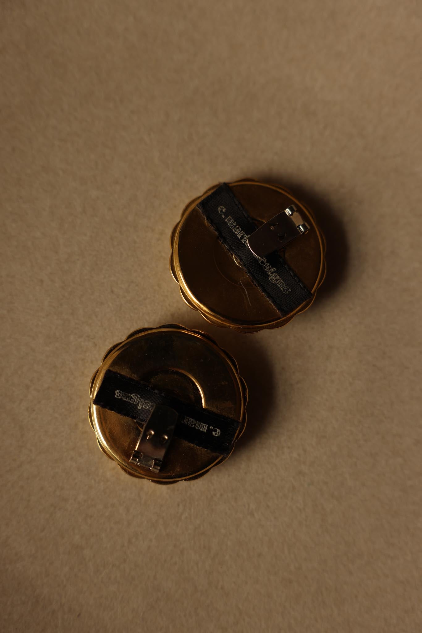 Gold-Tone Rope Shoe Clips