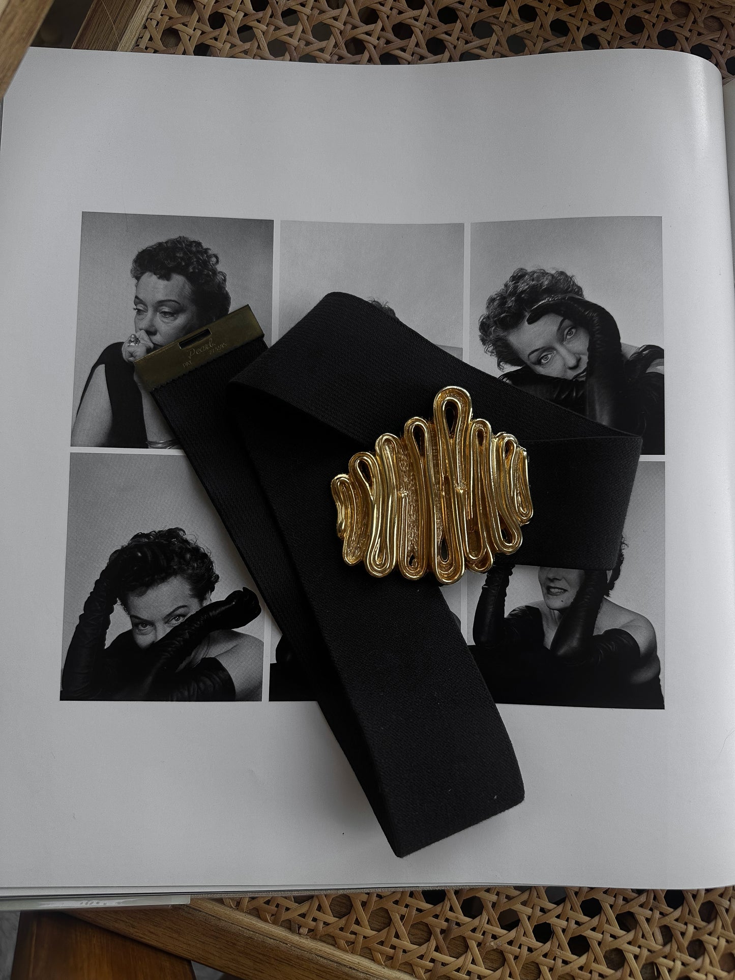 Golden Wave Belt|Vintage Baazaar