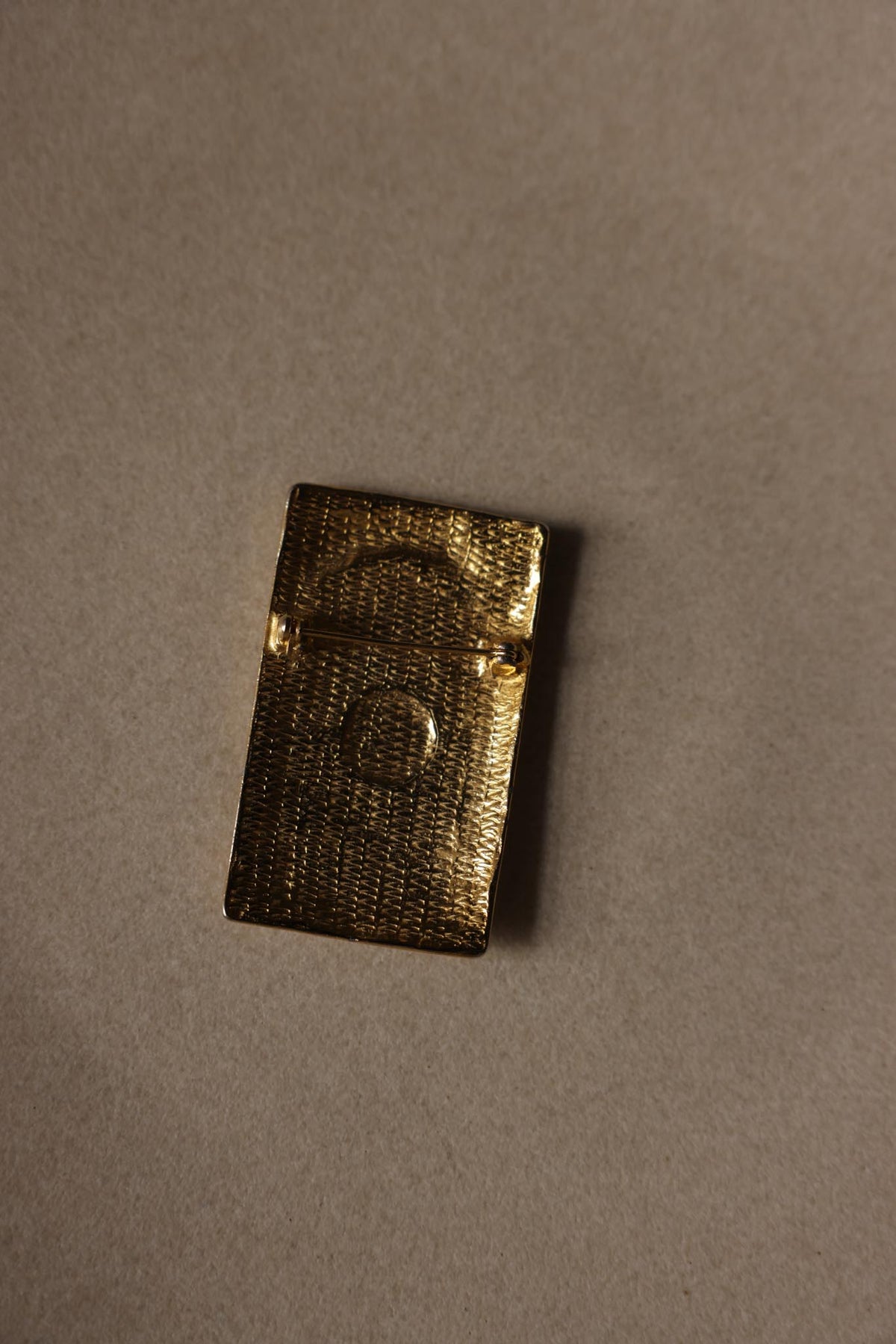 Modernist Gold-Tone Brooch