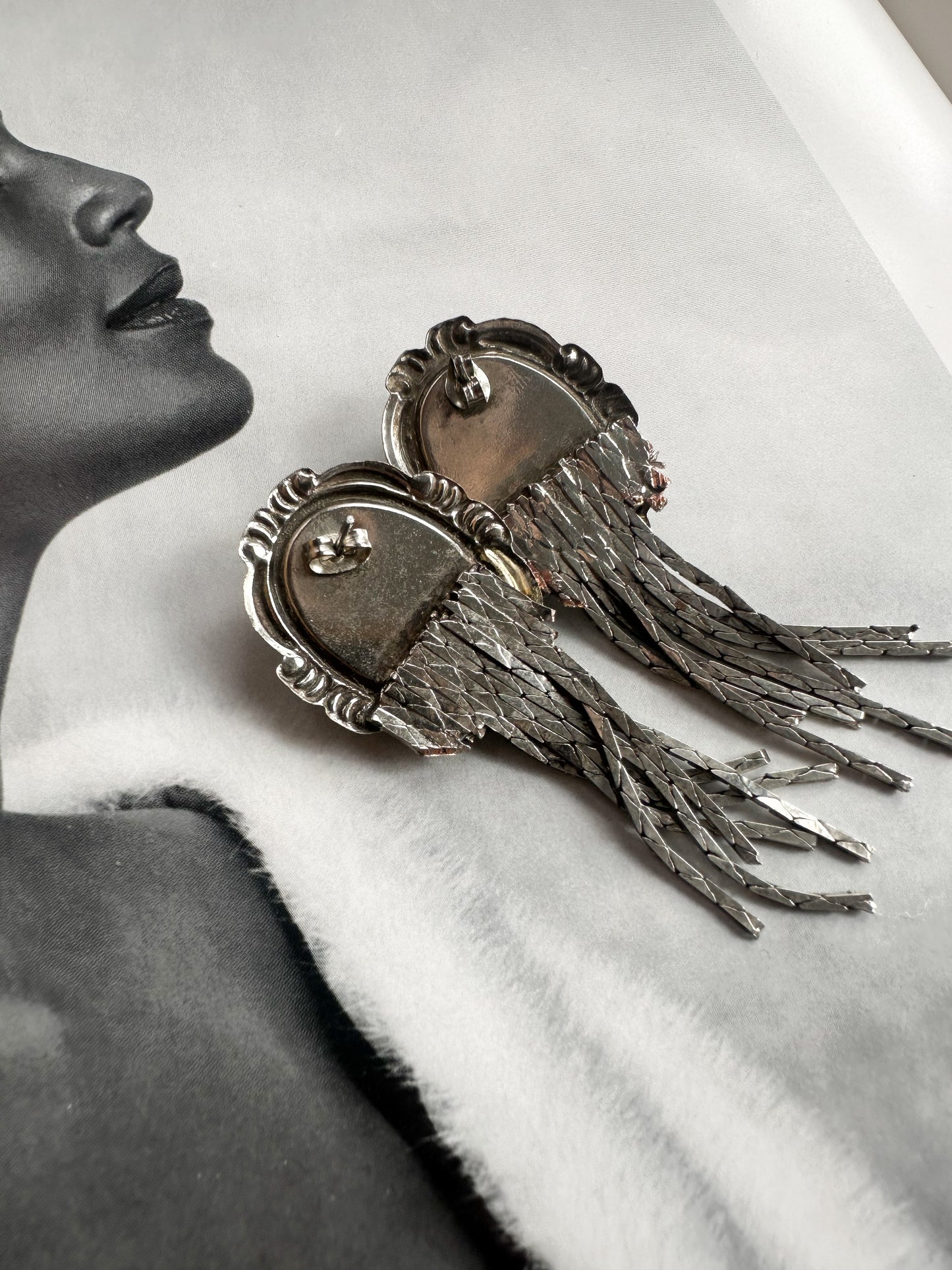 Blue Cascade Earrings|Vintage Baazaar