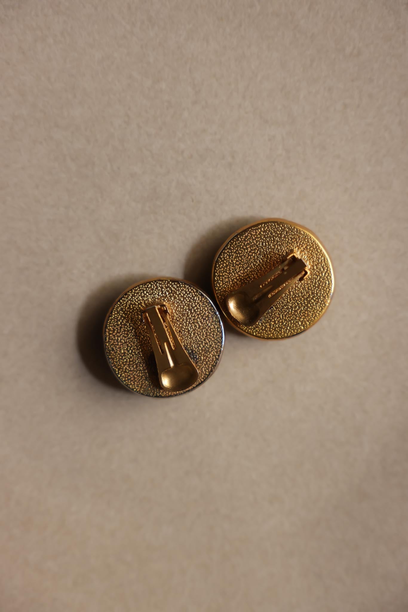 Leopard Print Clip-On Earrings|Vintage Baazaar