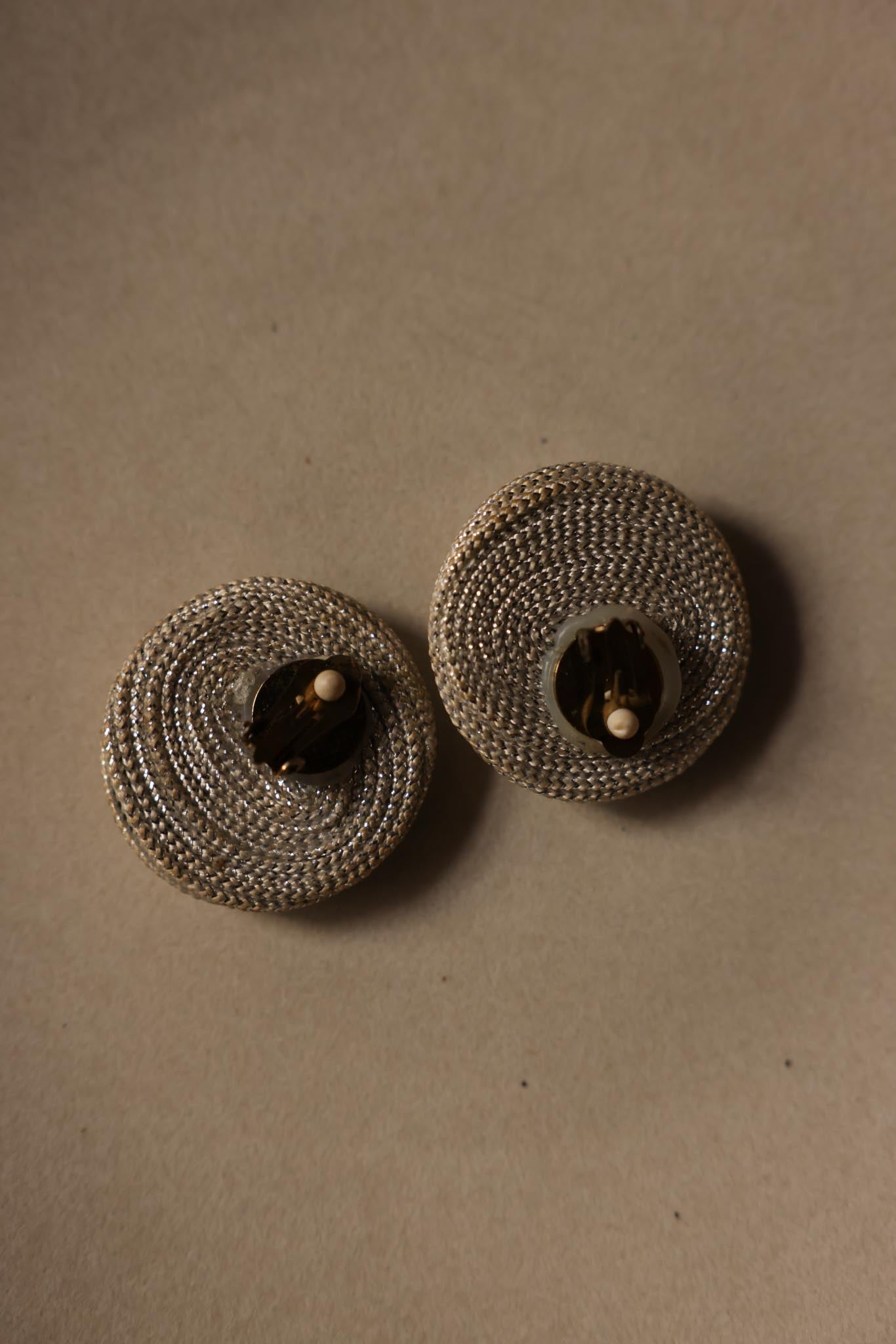 Silver-Tone Pearl Clip-On Earrings