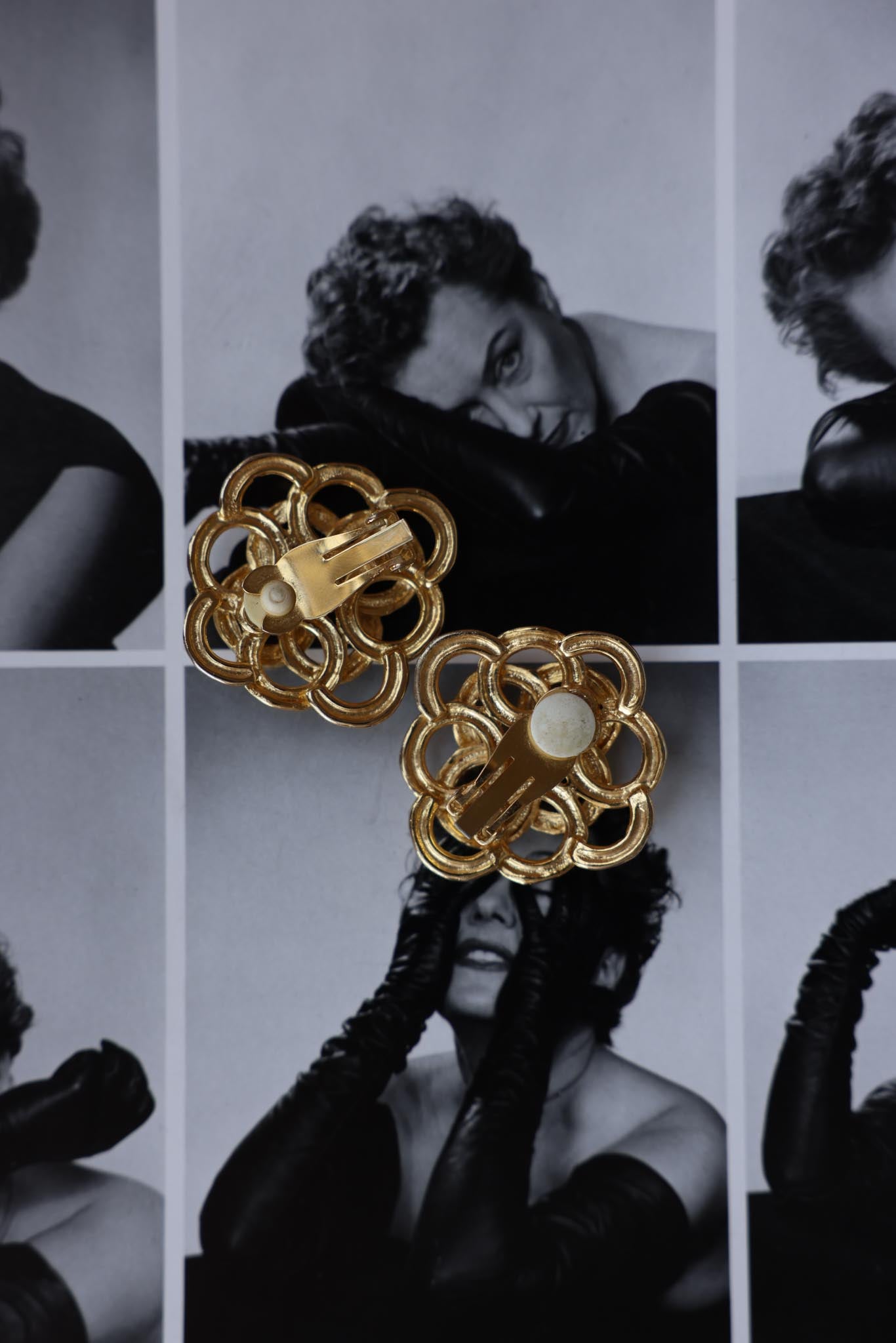Golden Bloom Earrings|Vintage Baazaar