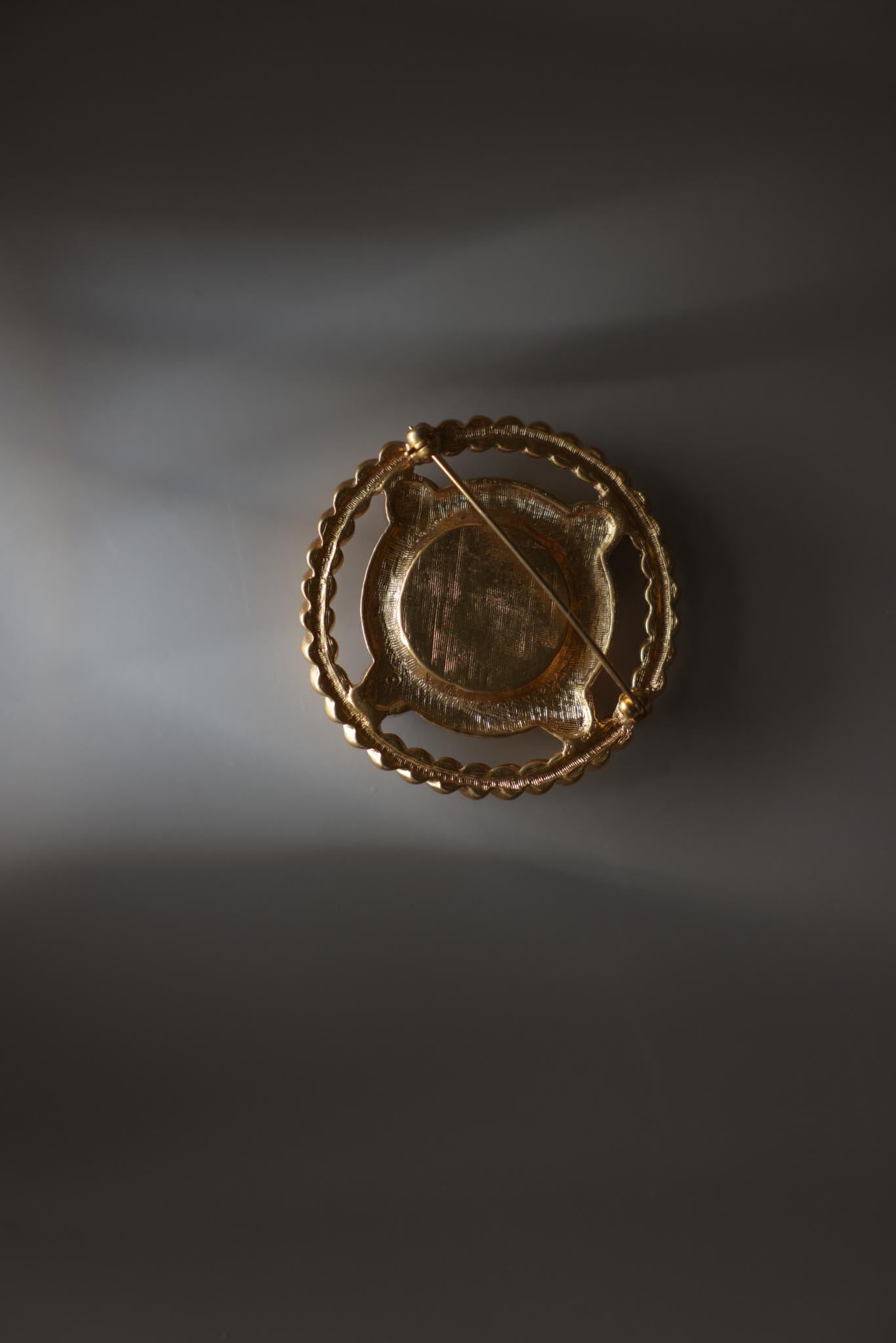Queen Victoria Coin Medallion Brooch|Vintage Baazaar