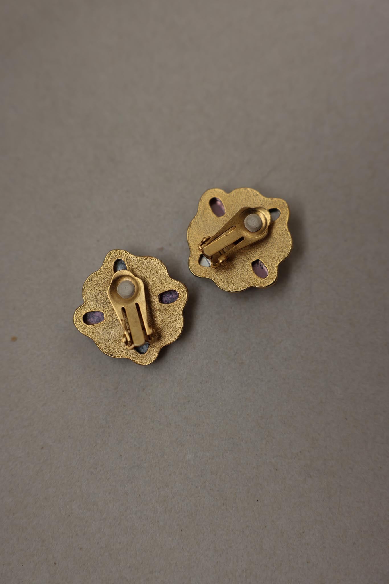 Byzantine Jewel Bloom Clip-On Earrings