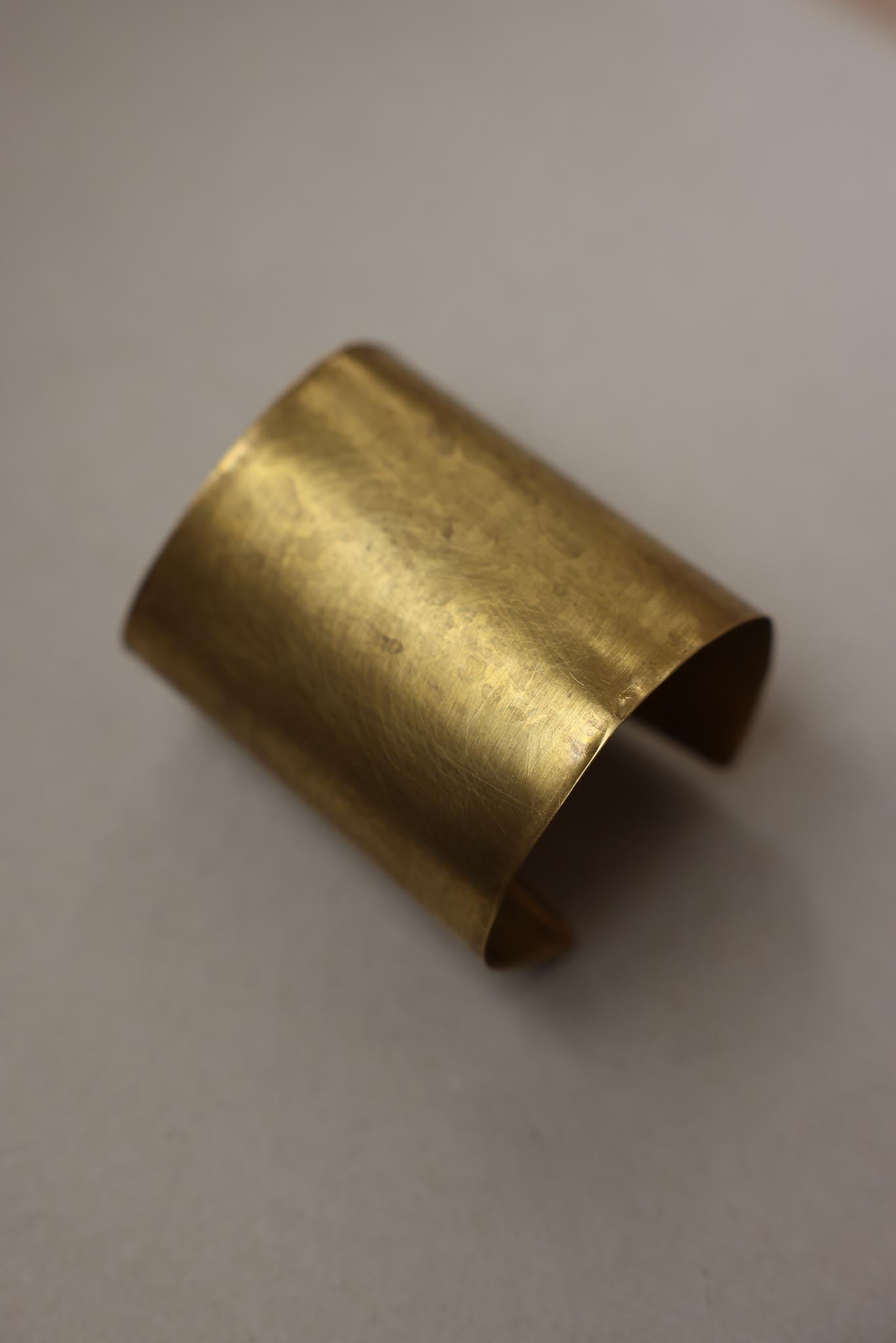 Handcrafted Brass Cuff Bracelet 2.5"