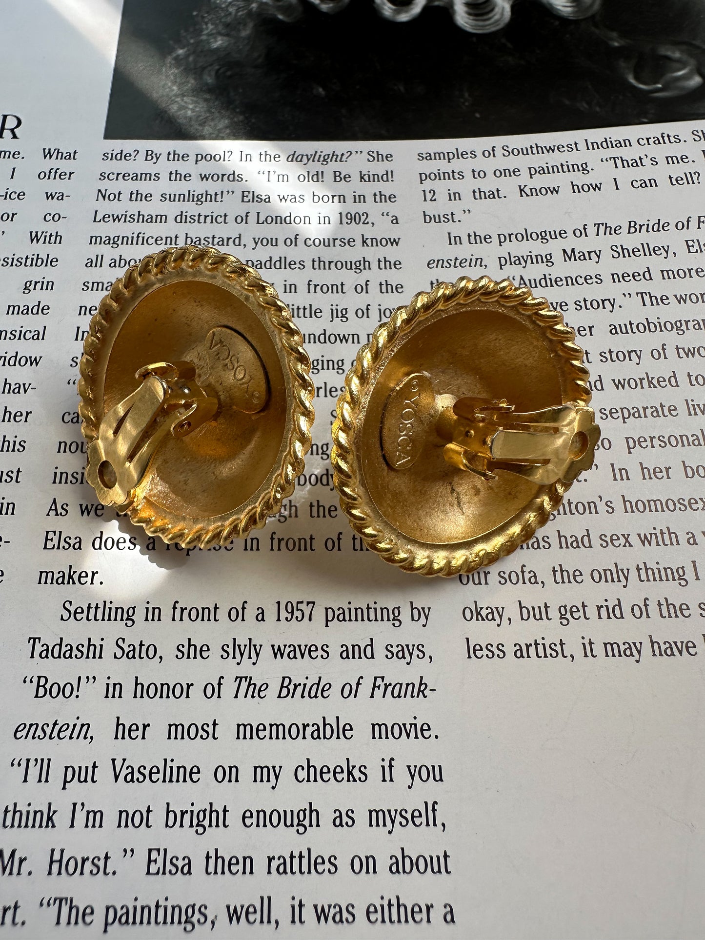 Yosca Pearl Rope Earrings|Vintage Baazaar