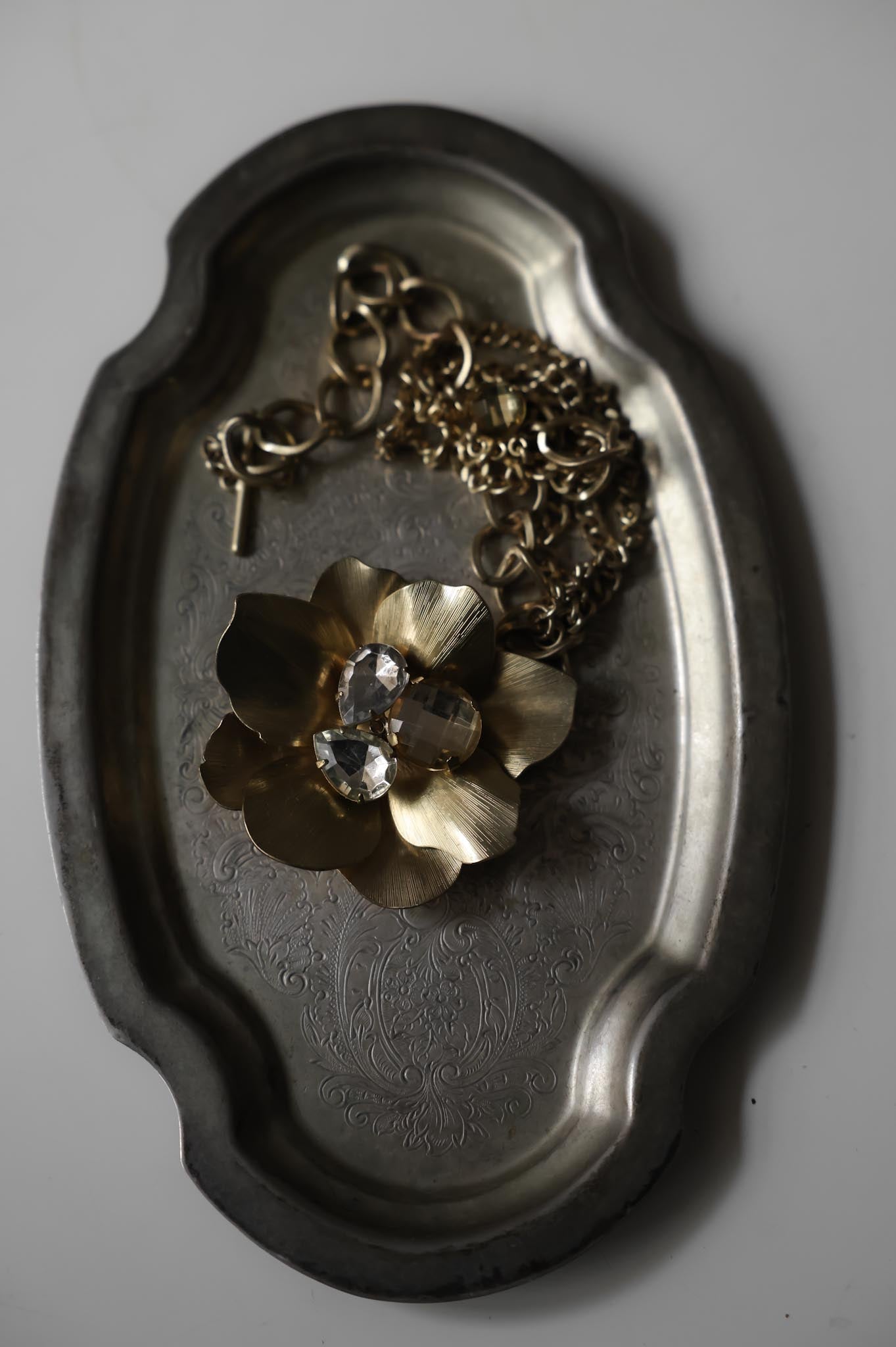 Golden Bloom Necklace|Vintage Baazaar