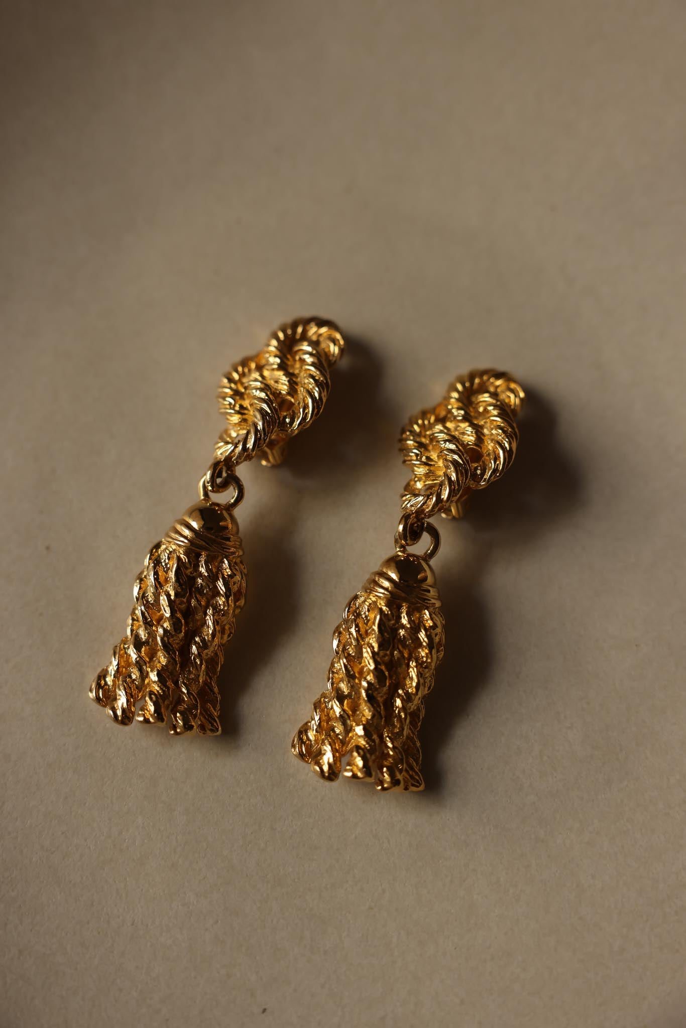 French Rope Tassel Clip Ons