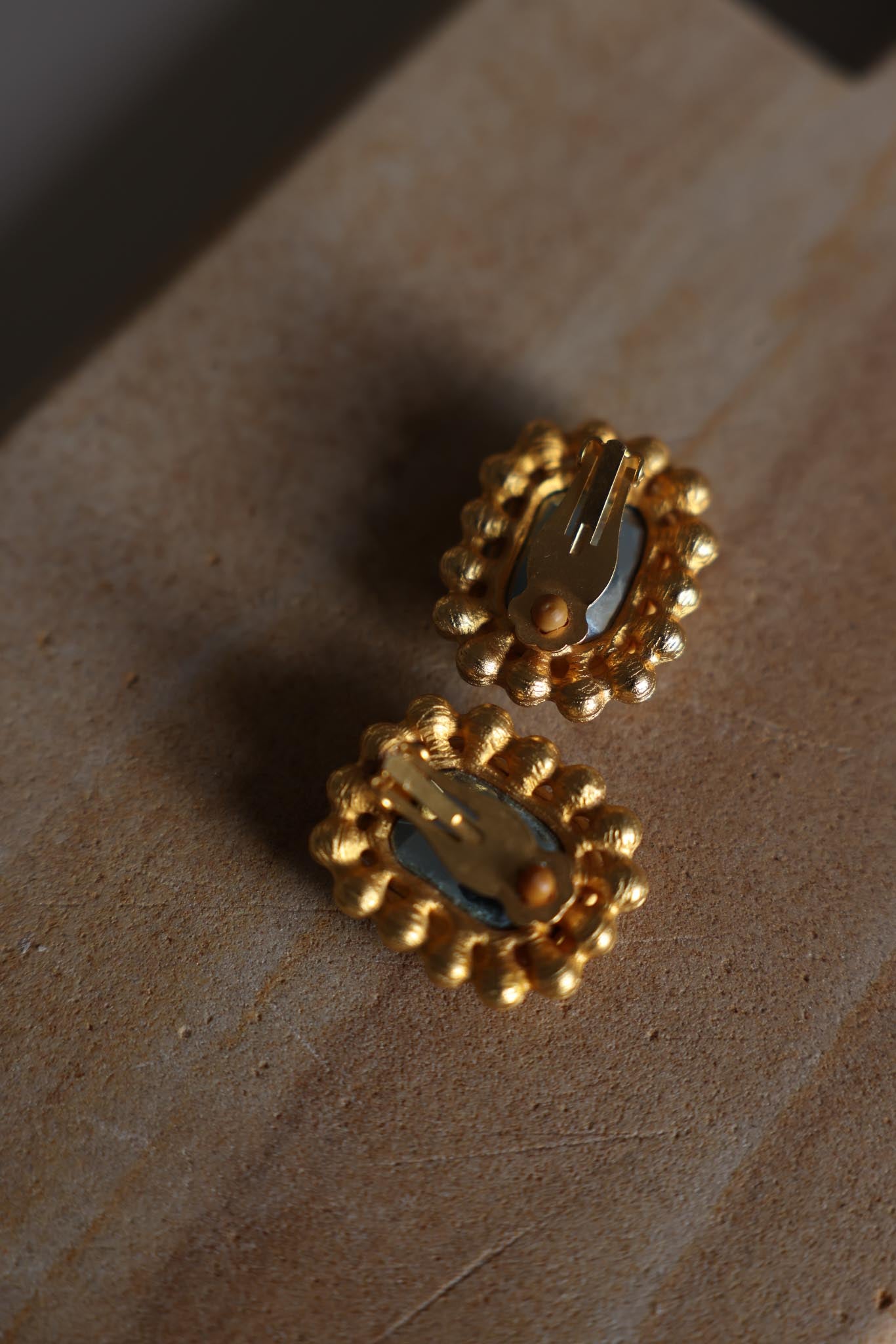 Blue Ember Frame Earrings|Vintage Baazaar