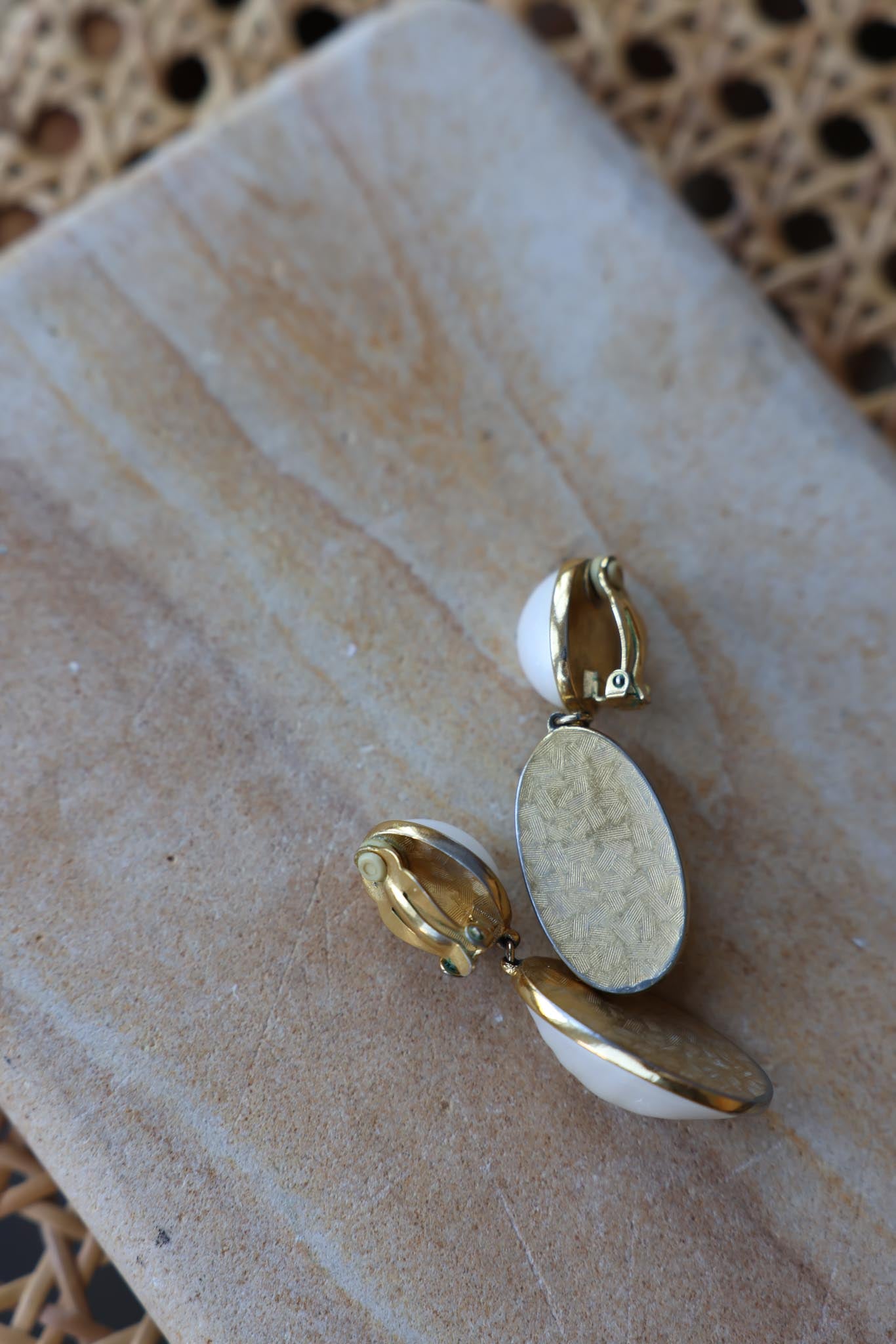 Ivory Moon Drops|Vintage Baazaar