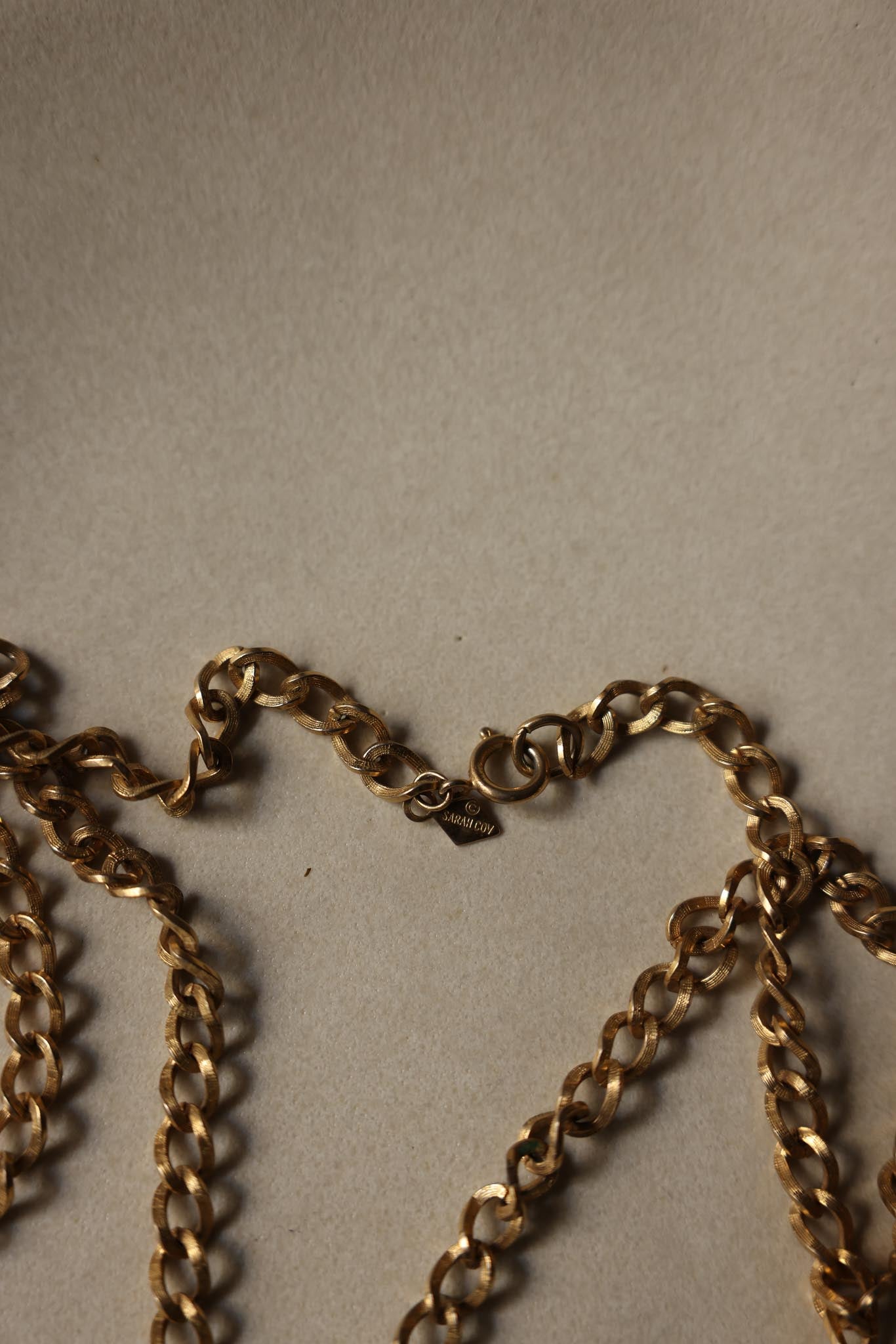 Sarah Coventry Gold-Tone Necklace with Faux Pearls|Vintage Baazaar