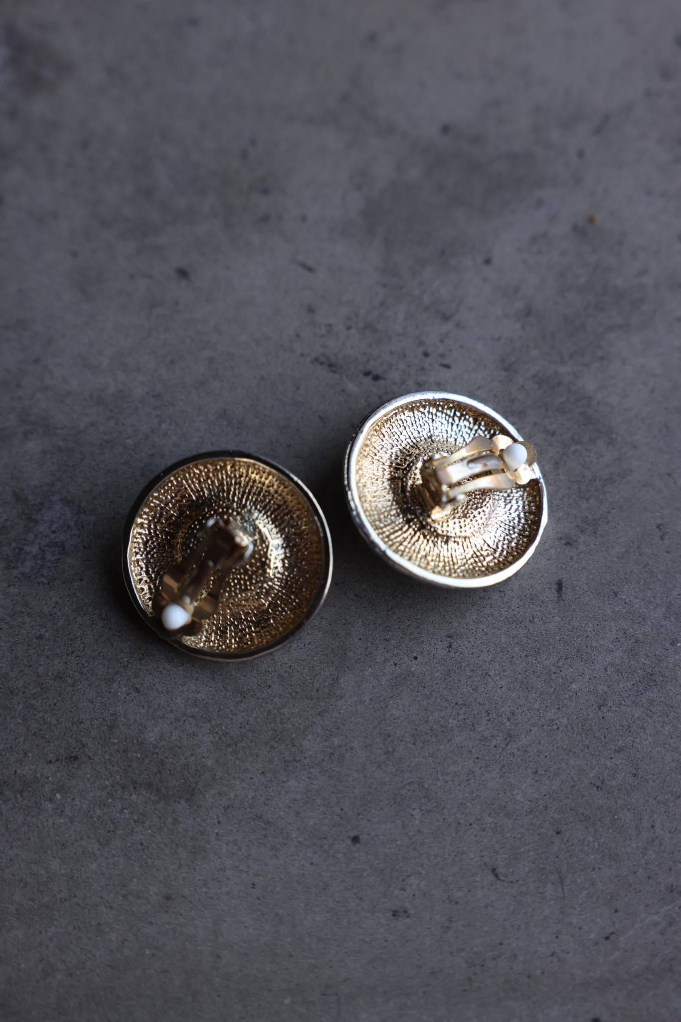 Silver-Tone Clip-On Earrings with Faux Pearl Centers
