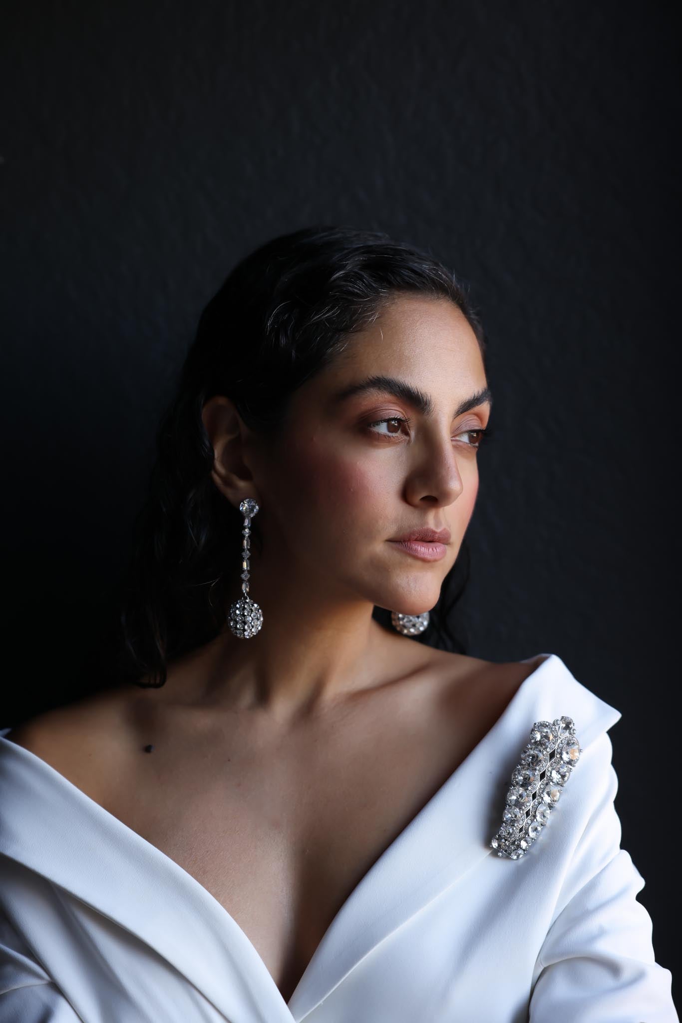 Crystal Statement Brooch