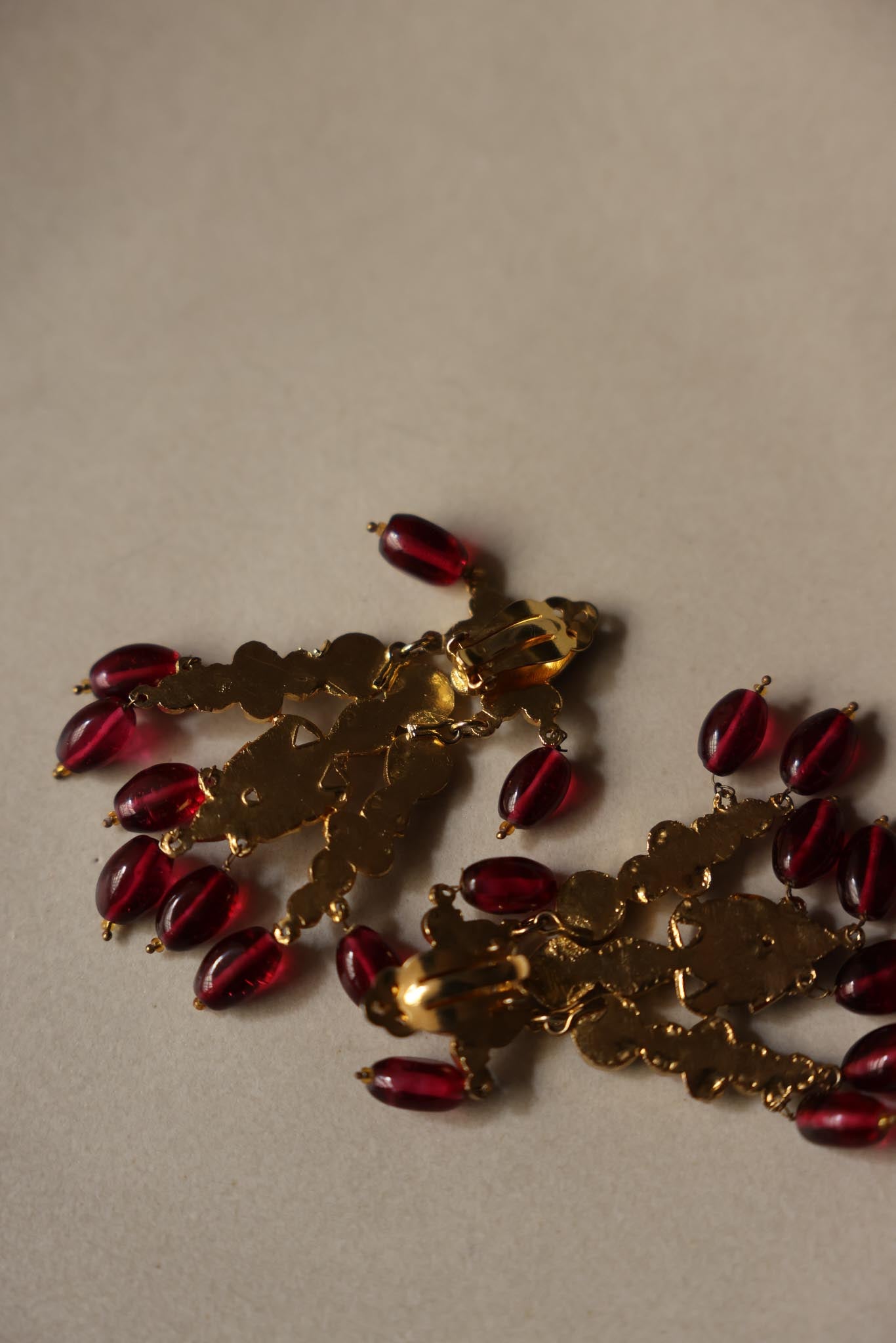 Rajwadi Bollywood Gold-Plated Dangle Earrings