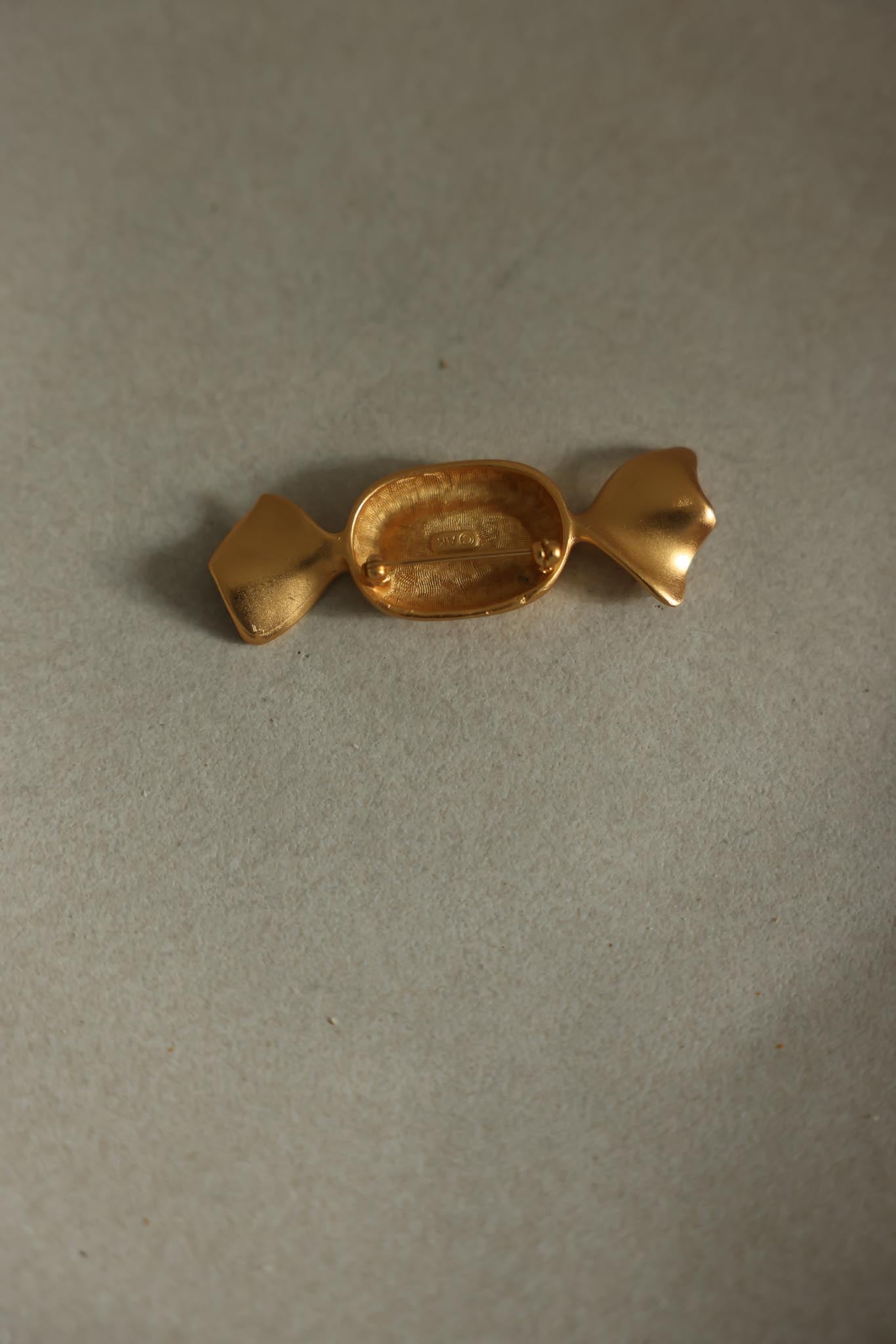 Anne Klein Gold-Plated Candy Brooch