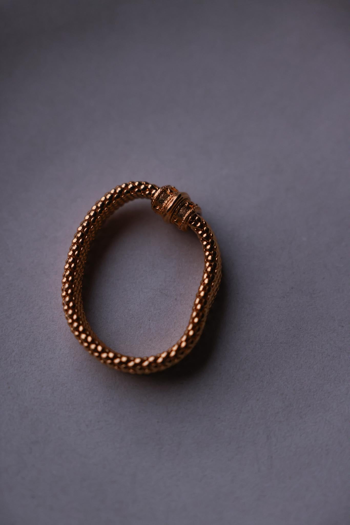 Gold-Tone Mesh Magnet Bracelet