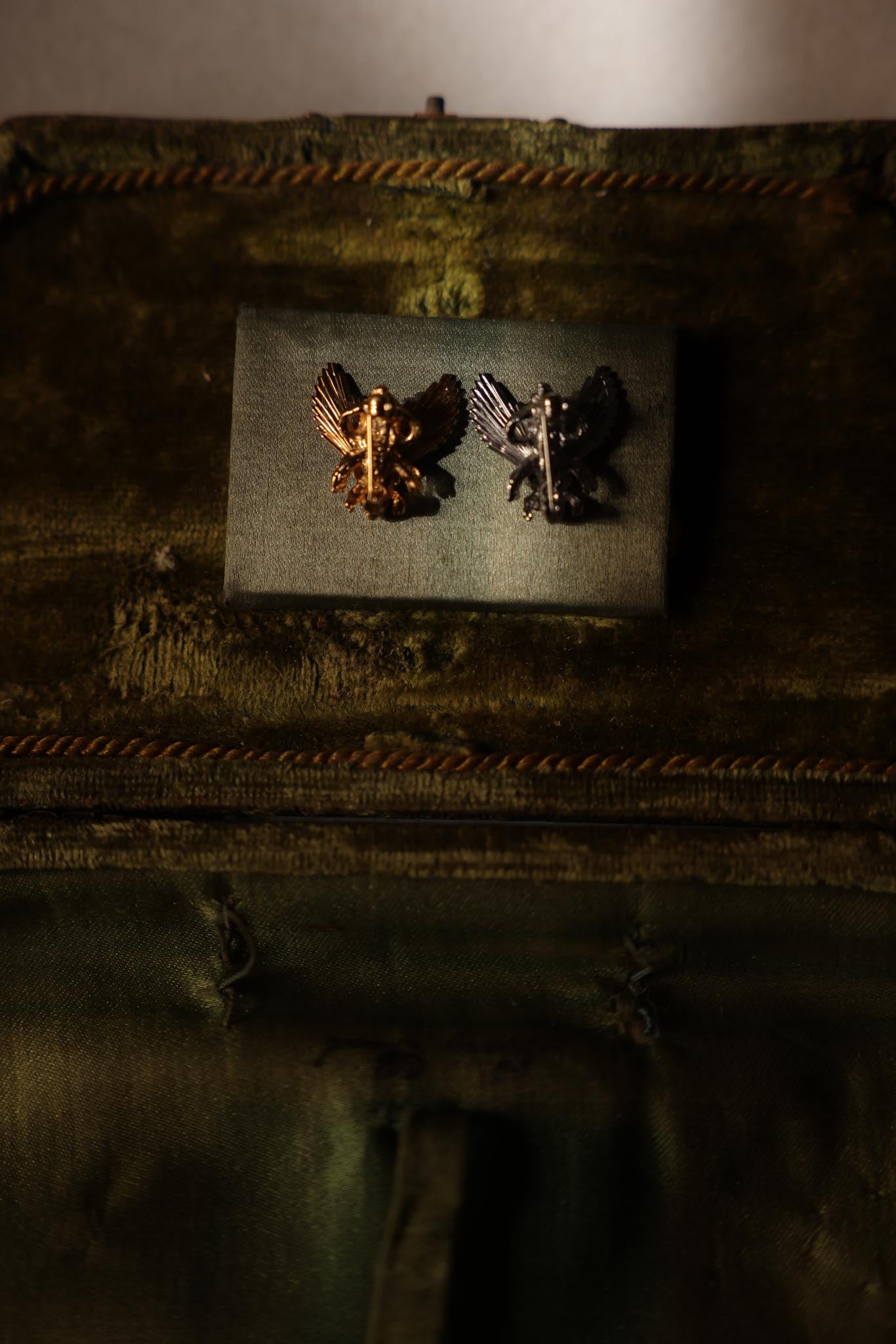 Monet Bee Brooch Set – Gold-Tone and Silver-Tone