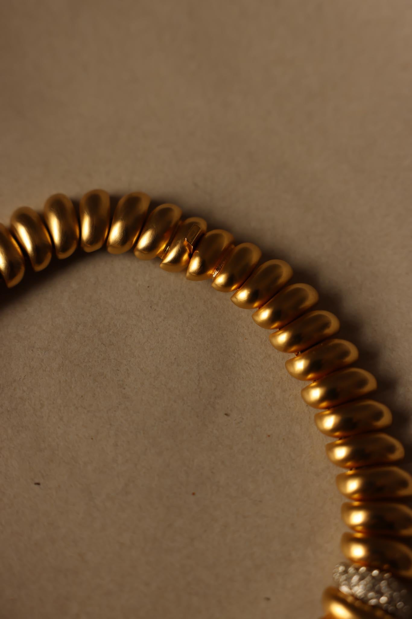 VINTAGE LES BERNARD PAVÉ ARTICULATE NECKLACE