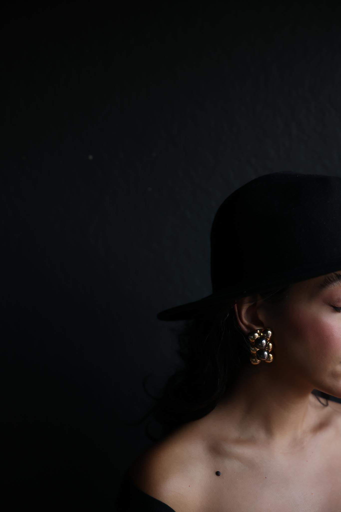 Sculpted Bubble Cluster Earrings