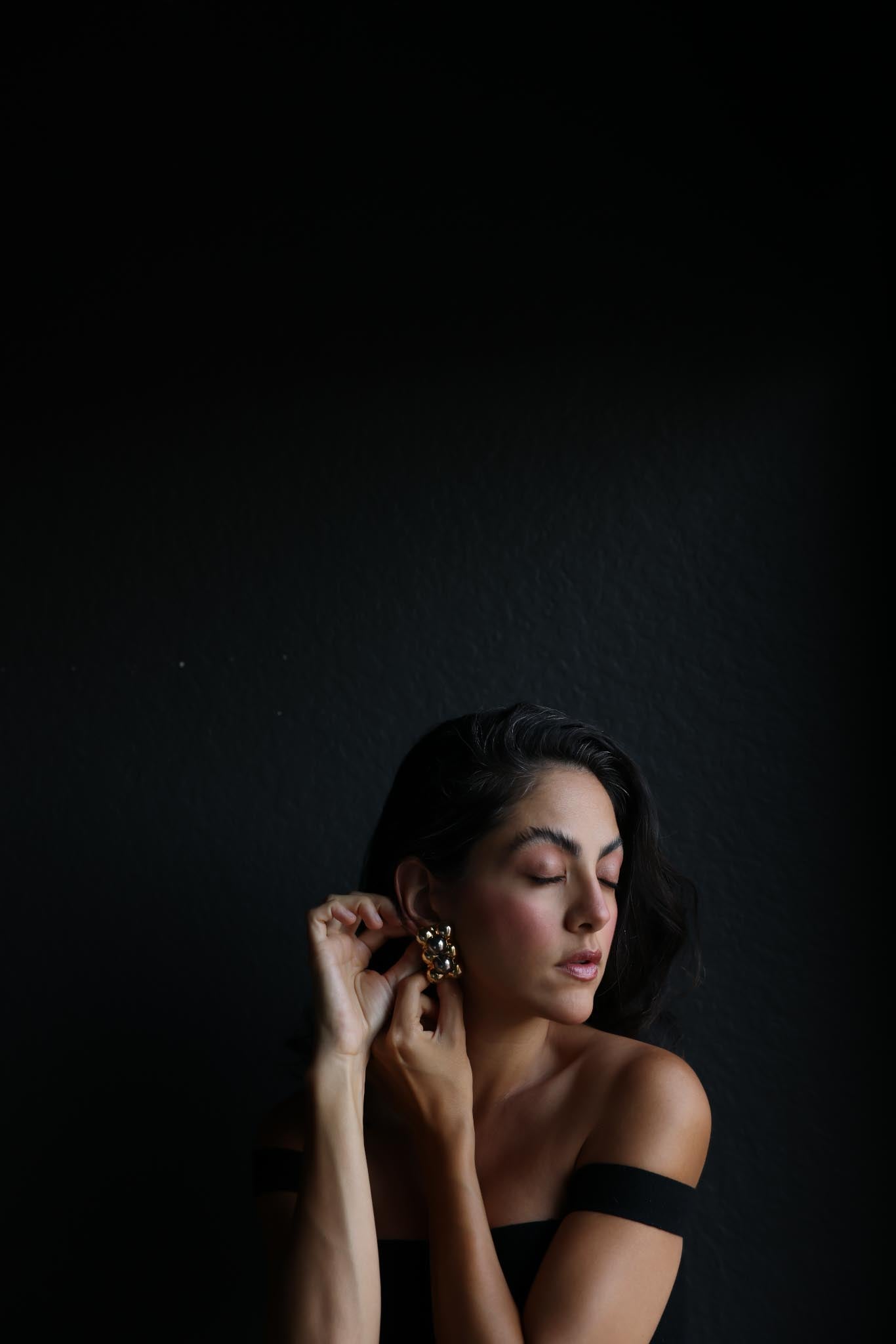 Sculpted Bubble Cluster Earrings