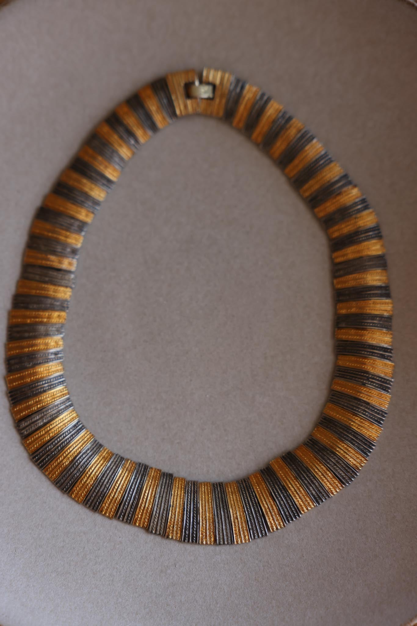 Unsigned Les Bernard Egyptian Revival Cleopatra Necklace