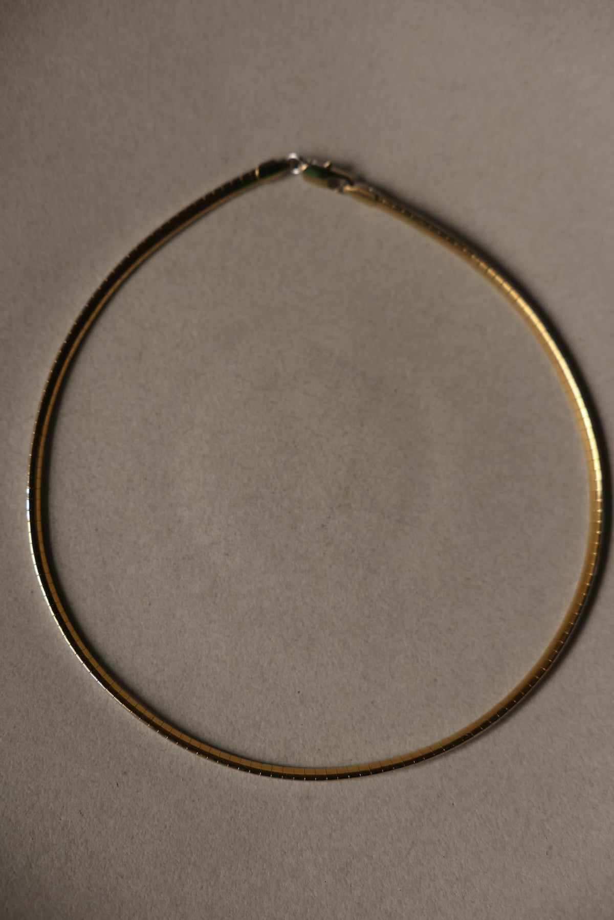 Reversible Gold & Silver Tone Necklace