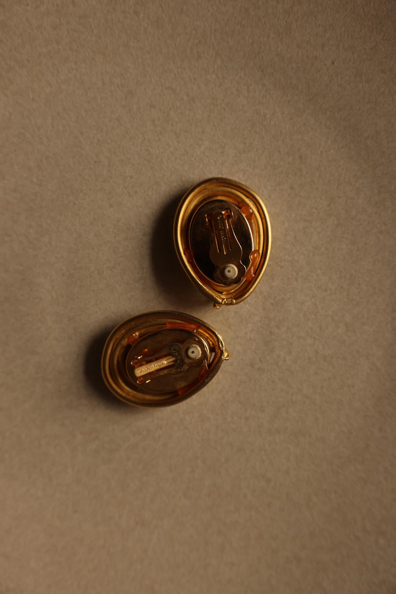 Norma Jean 10K Gold-Filled Clip-On Earrings - 1980s|Vintage Baazaar