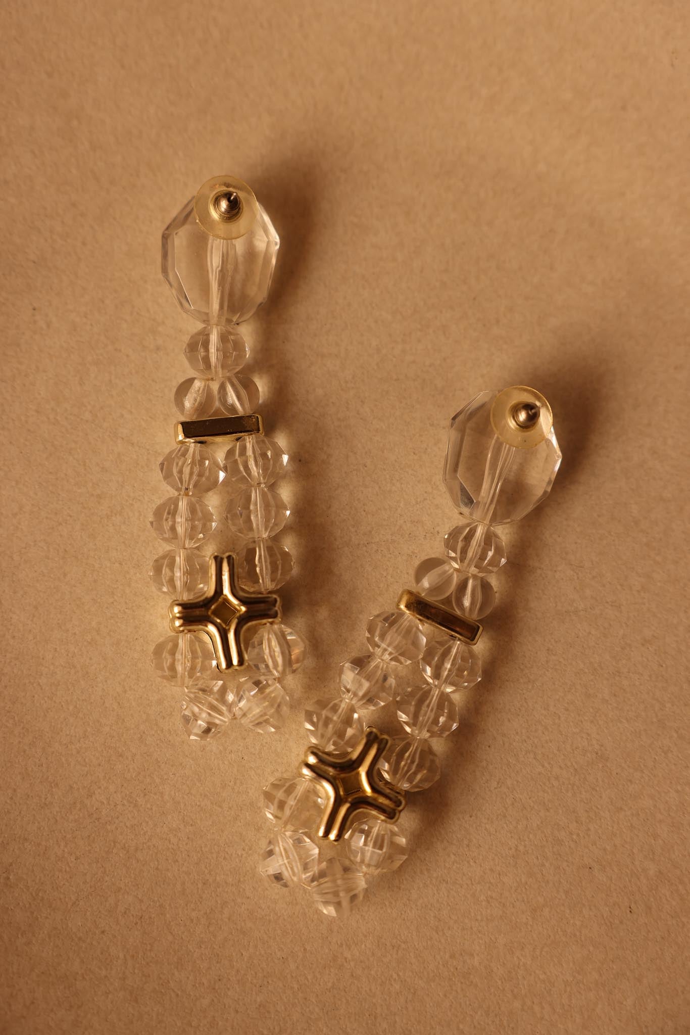 Crystal Cascade Earrings|Vintage Baazaar