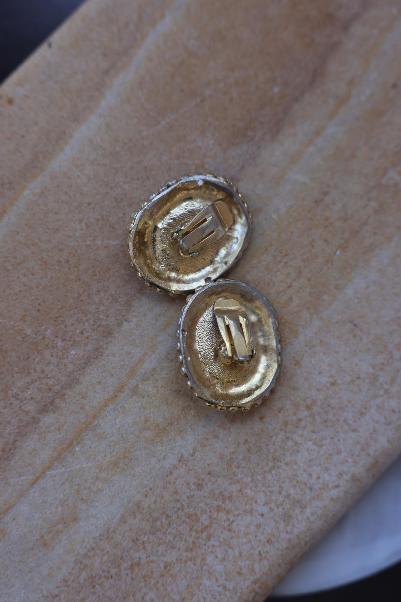 Baroque Pearl Orbit Earrings|Vintage Baazaar