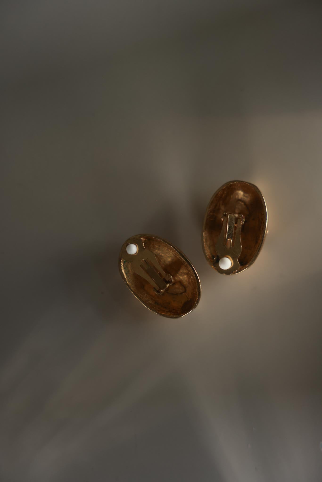 10K Gold Filled Multicolor Rhinestone Clip-On Earrings