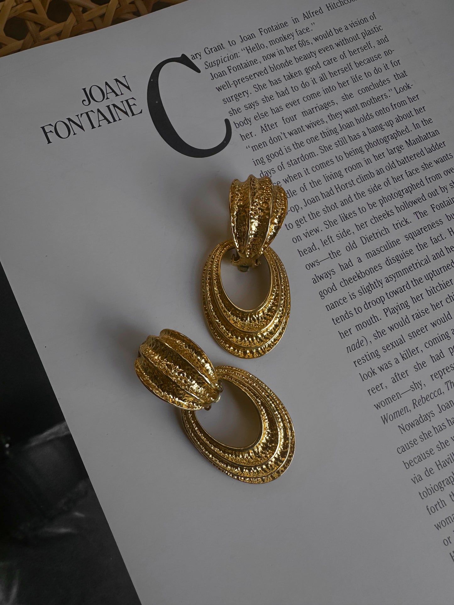 Golden Horizon Avon Earrings|Vintage Baazaar 