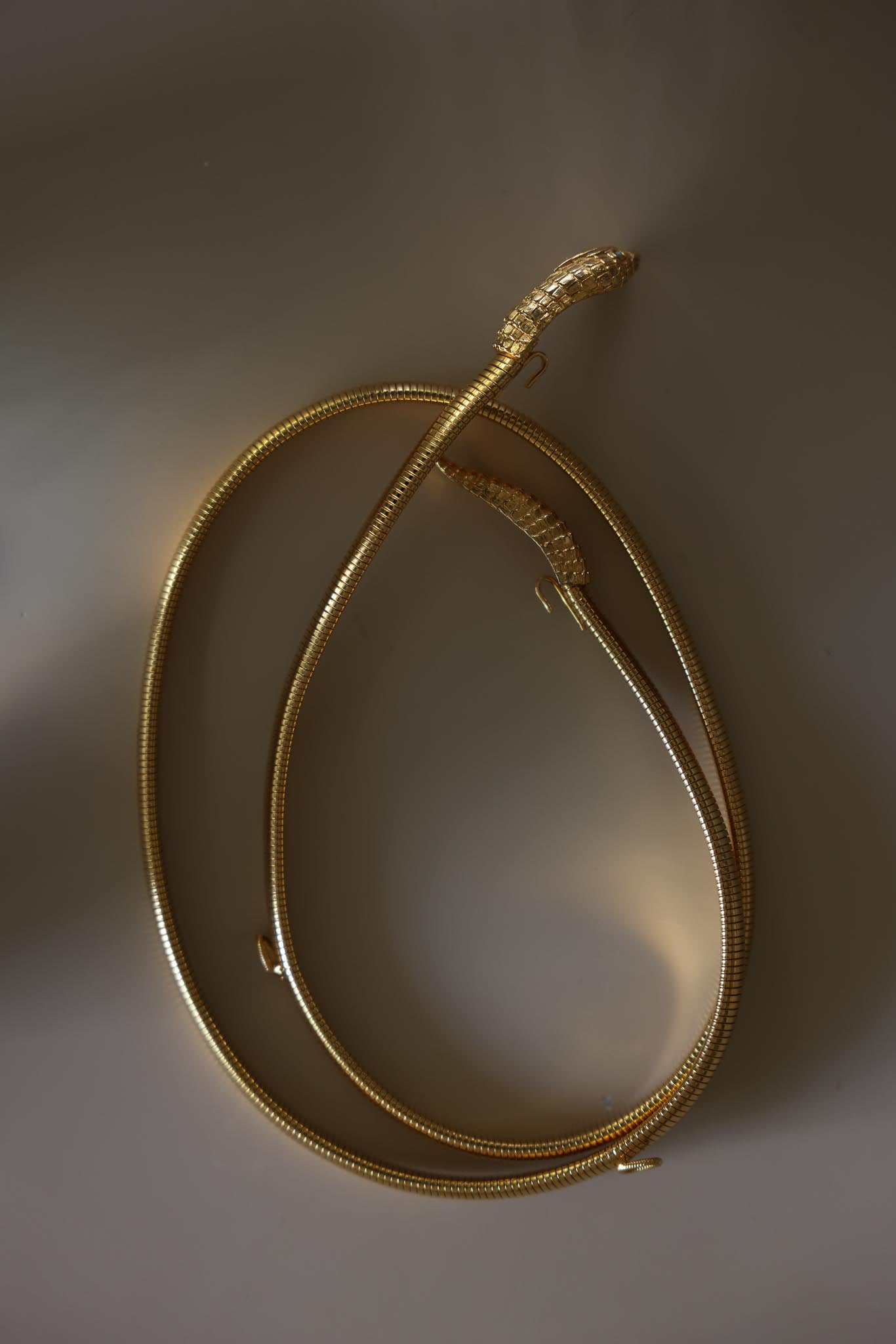 Vintage 1980s stretch snake wrap belt/necklace