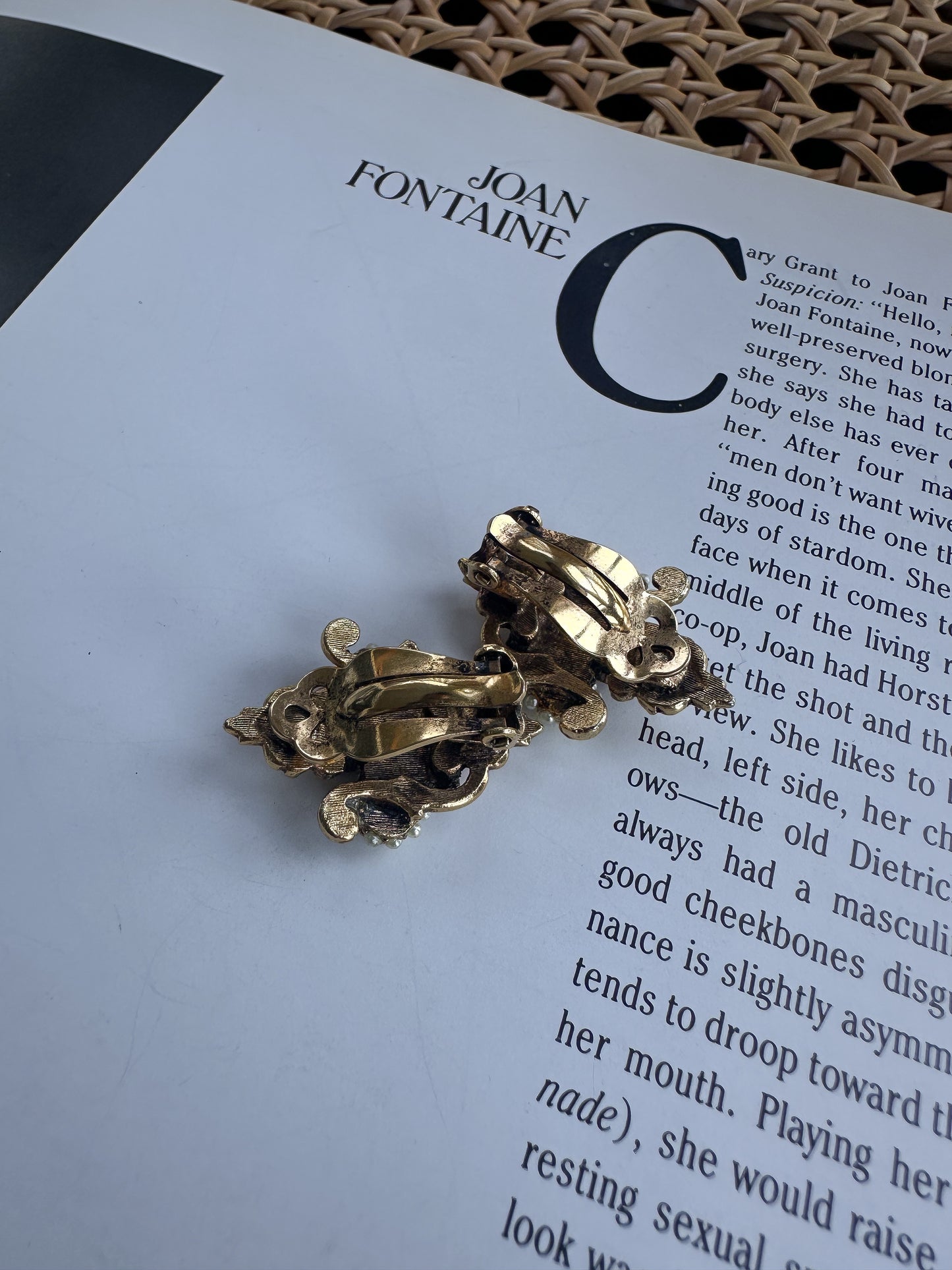 Baroque Blossom Earrings|Vintage Baazaar 