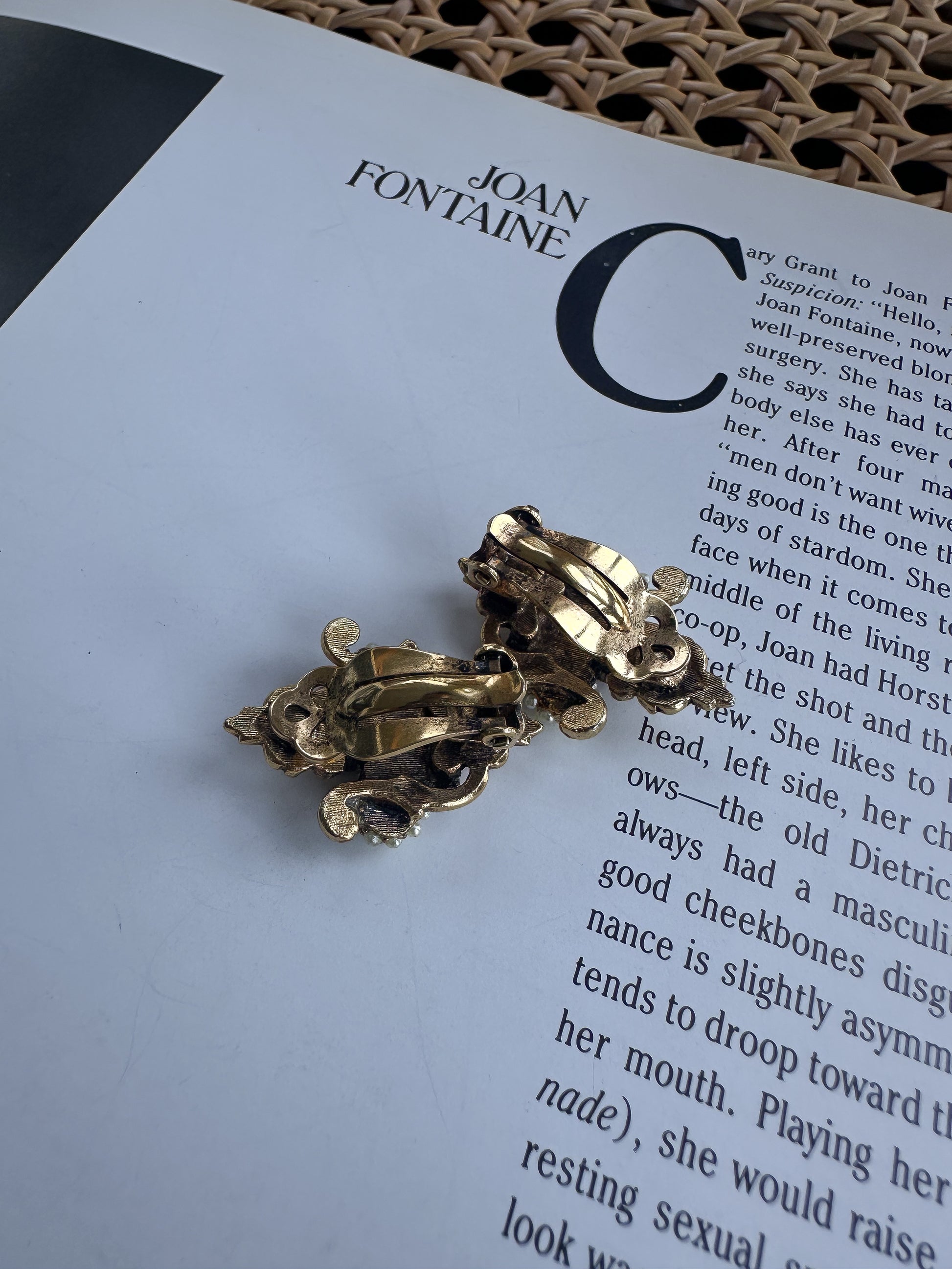 Baroque Blossom Earrings|Vintage Baazaar 