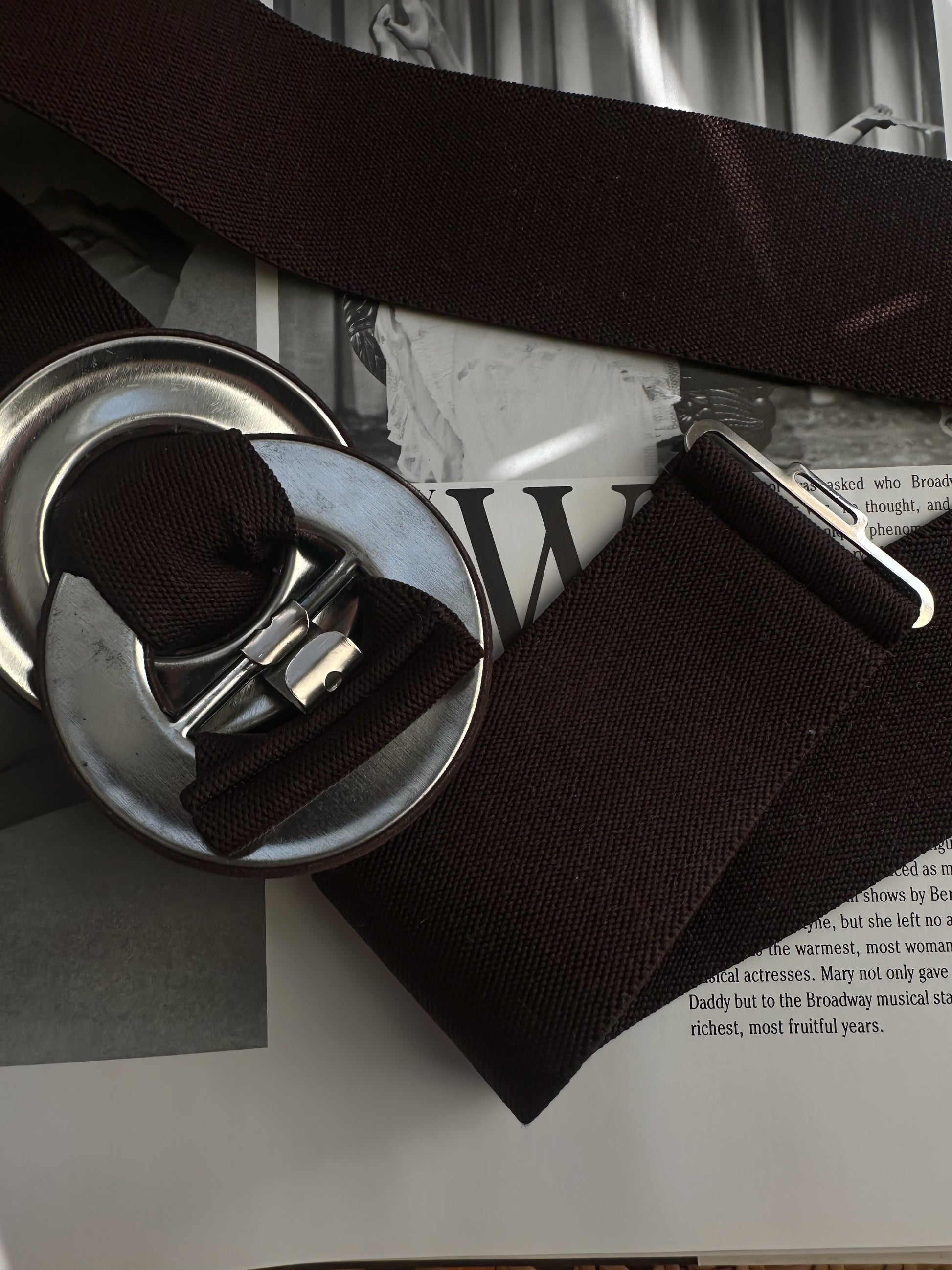 Chocolate Twist Belt|Vintage Baazaar 