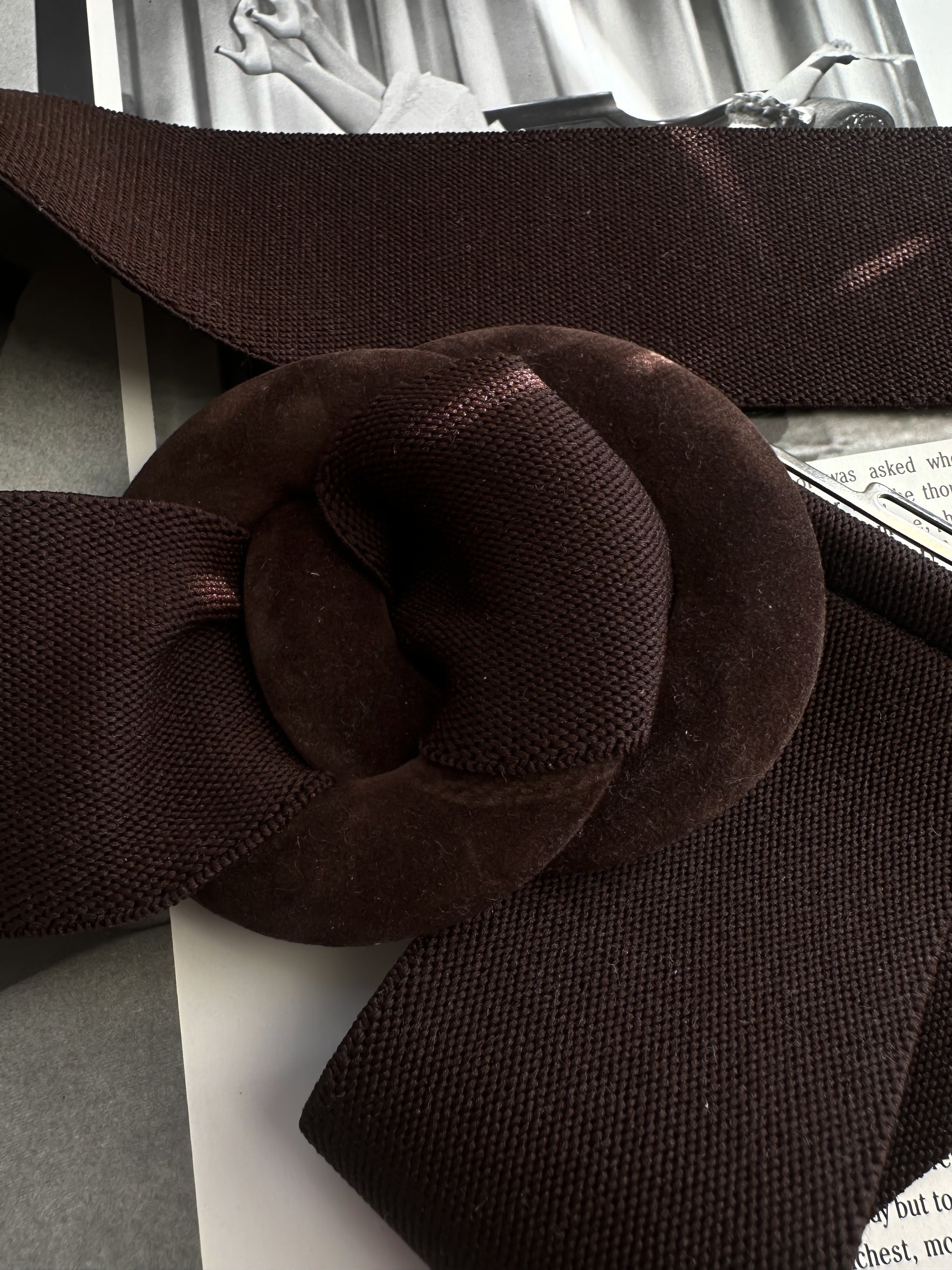 Chocolate Twist Belt|Vintage Baazaar 