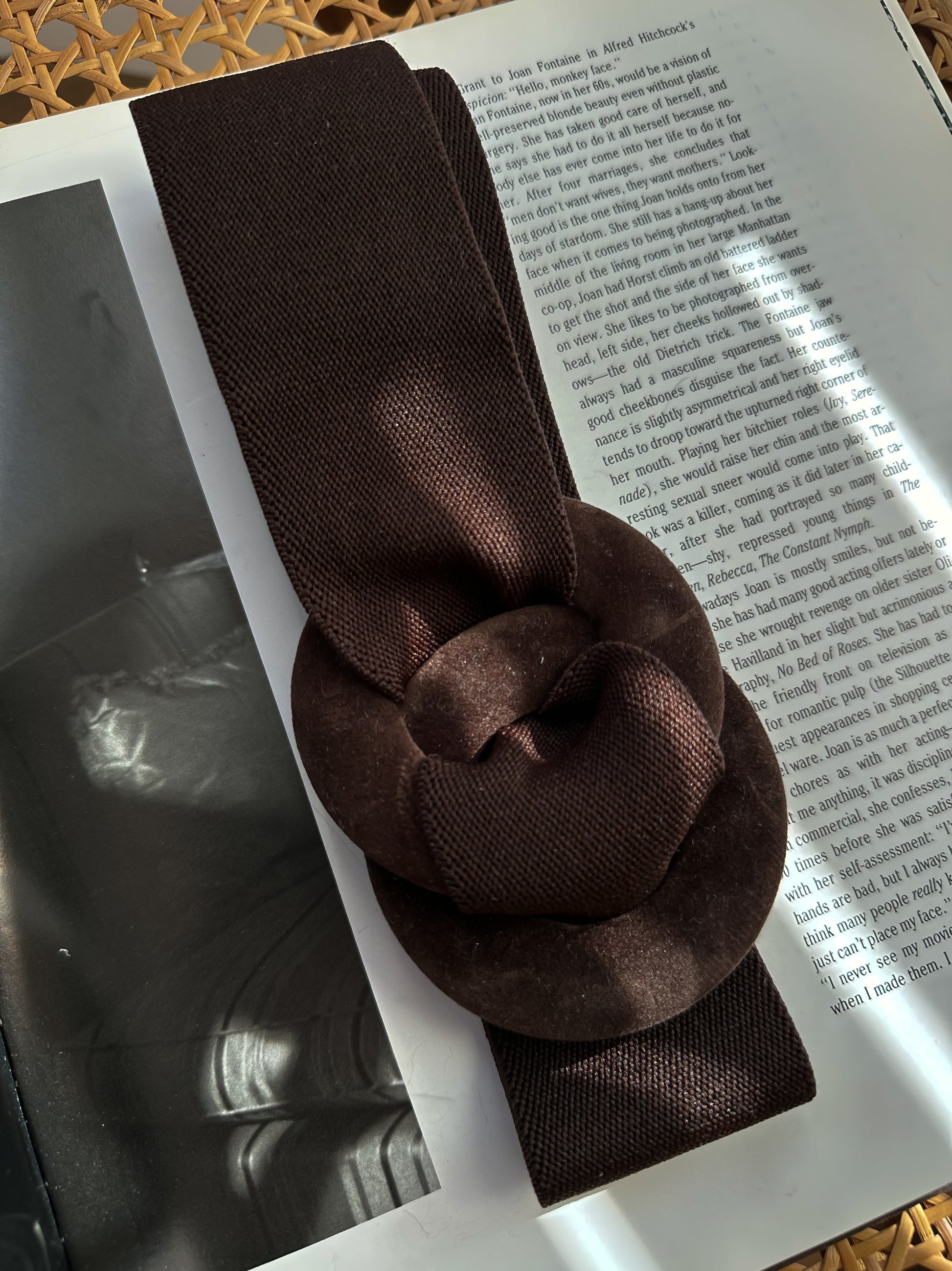 Chocolate Twist Belt|Vintage Baazaar 