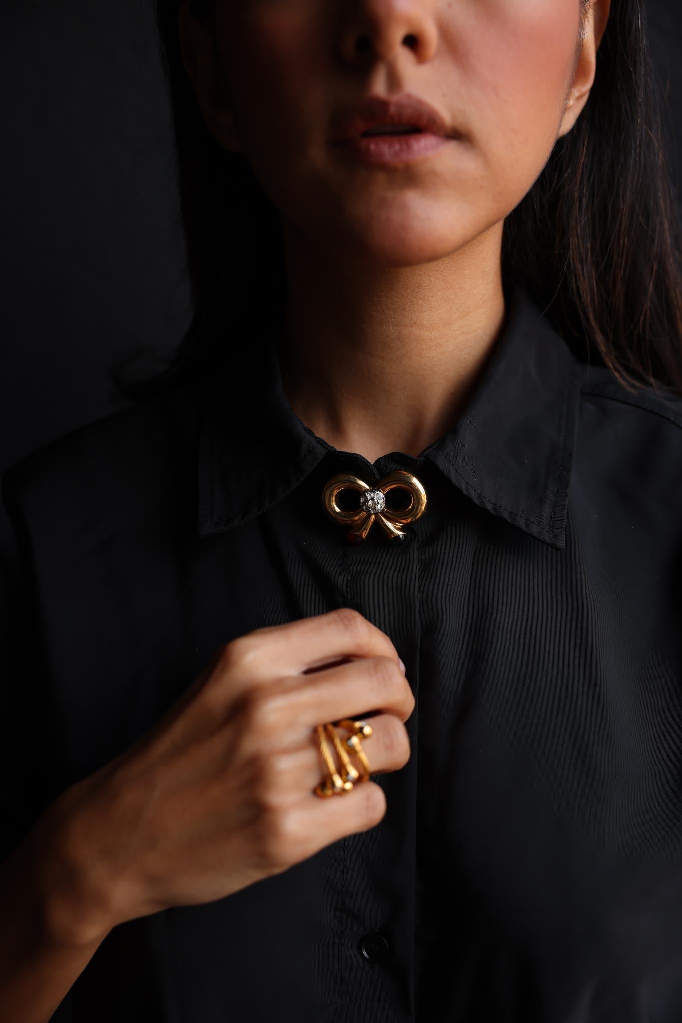 Joan River Bow Brooch|Vintage Baazaar 