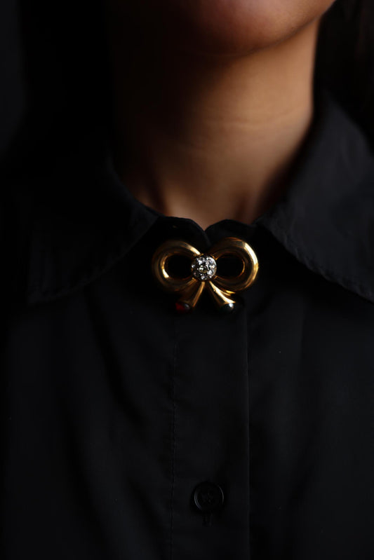 Joan River Bow Brooch|Vintage Baazaar 