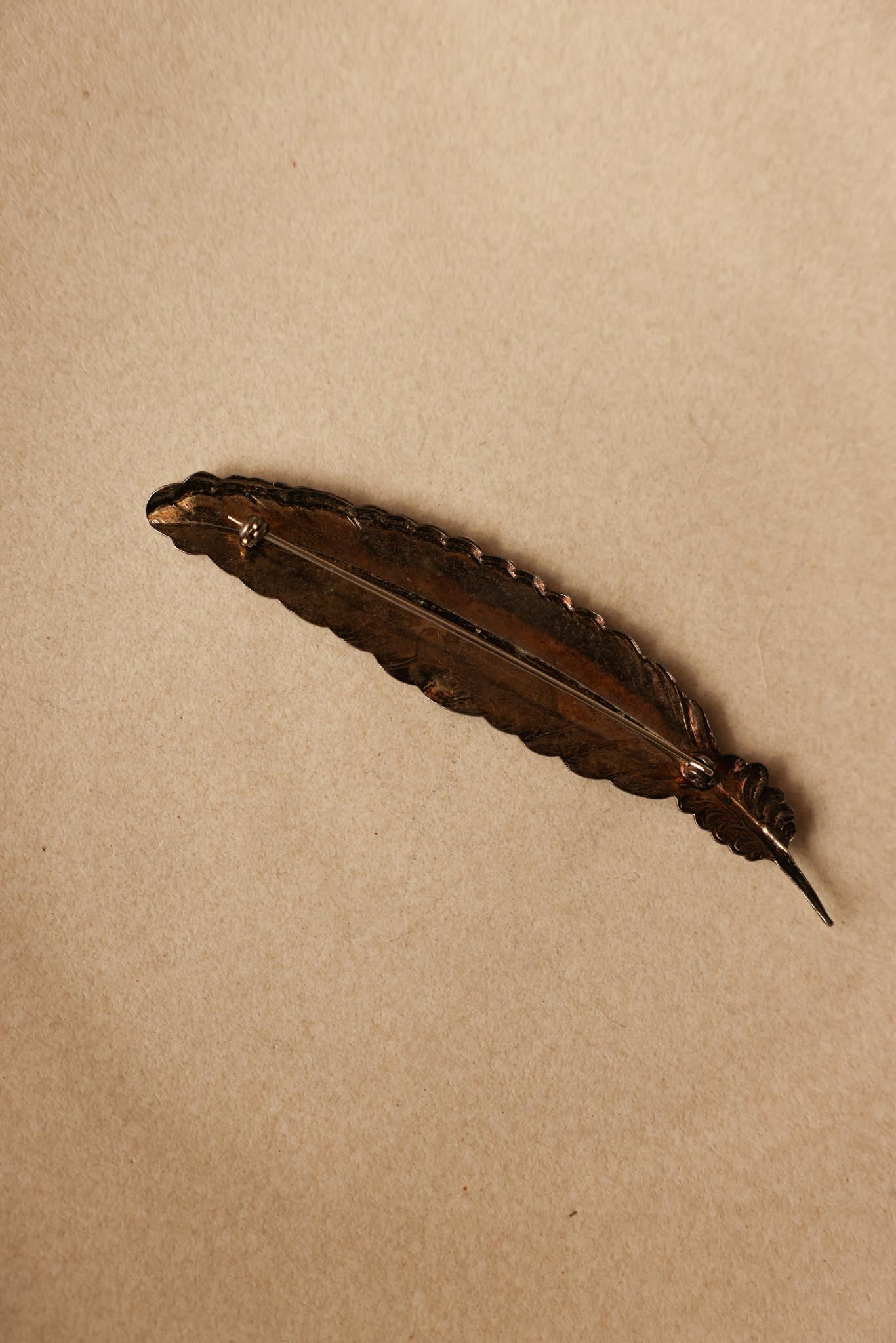 Feather Leaf Brooch