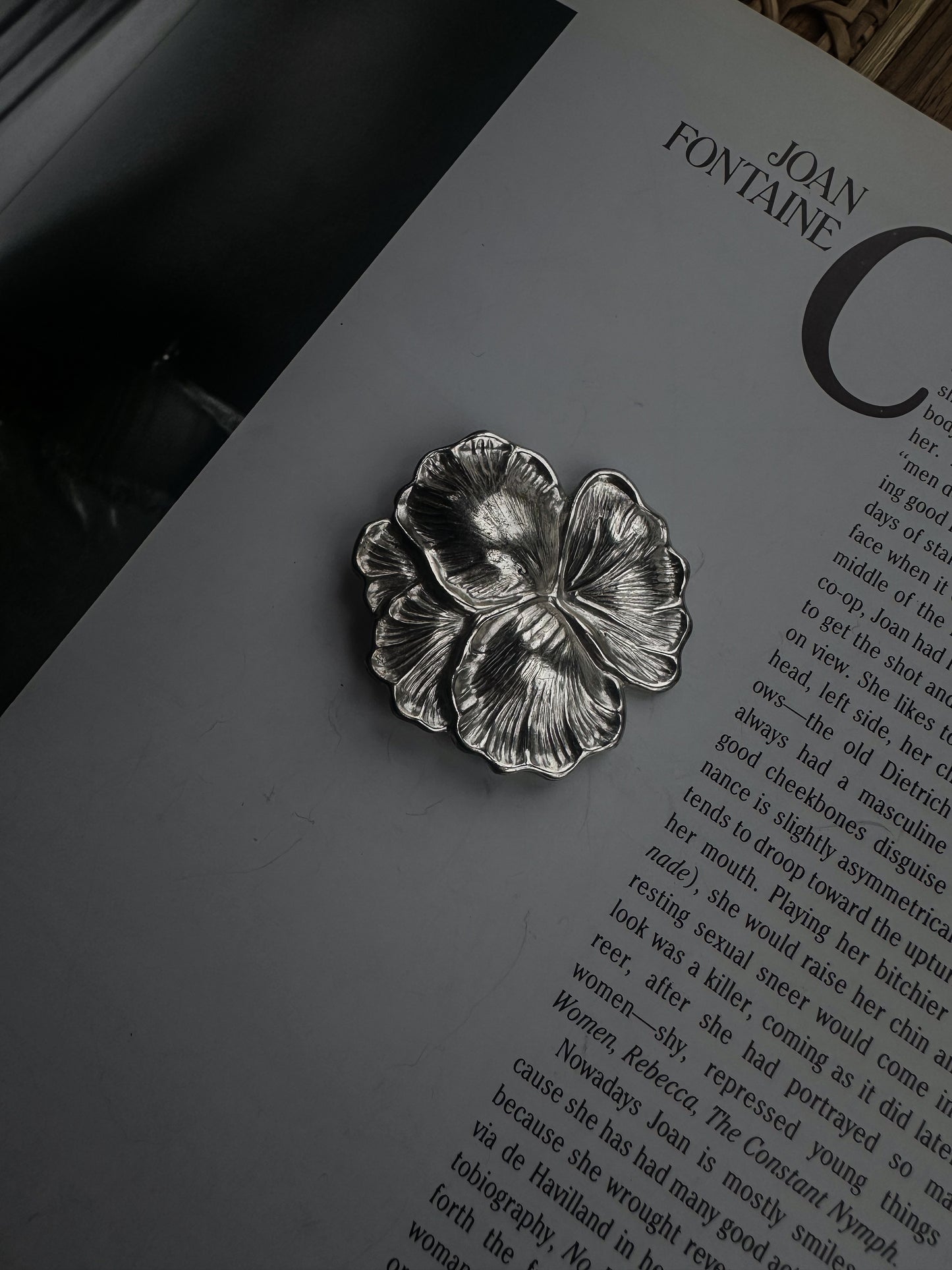 Sterling Silver Blossom Brooch|Vintage Baazaar 