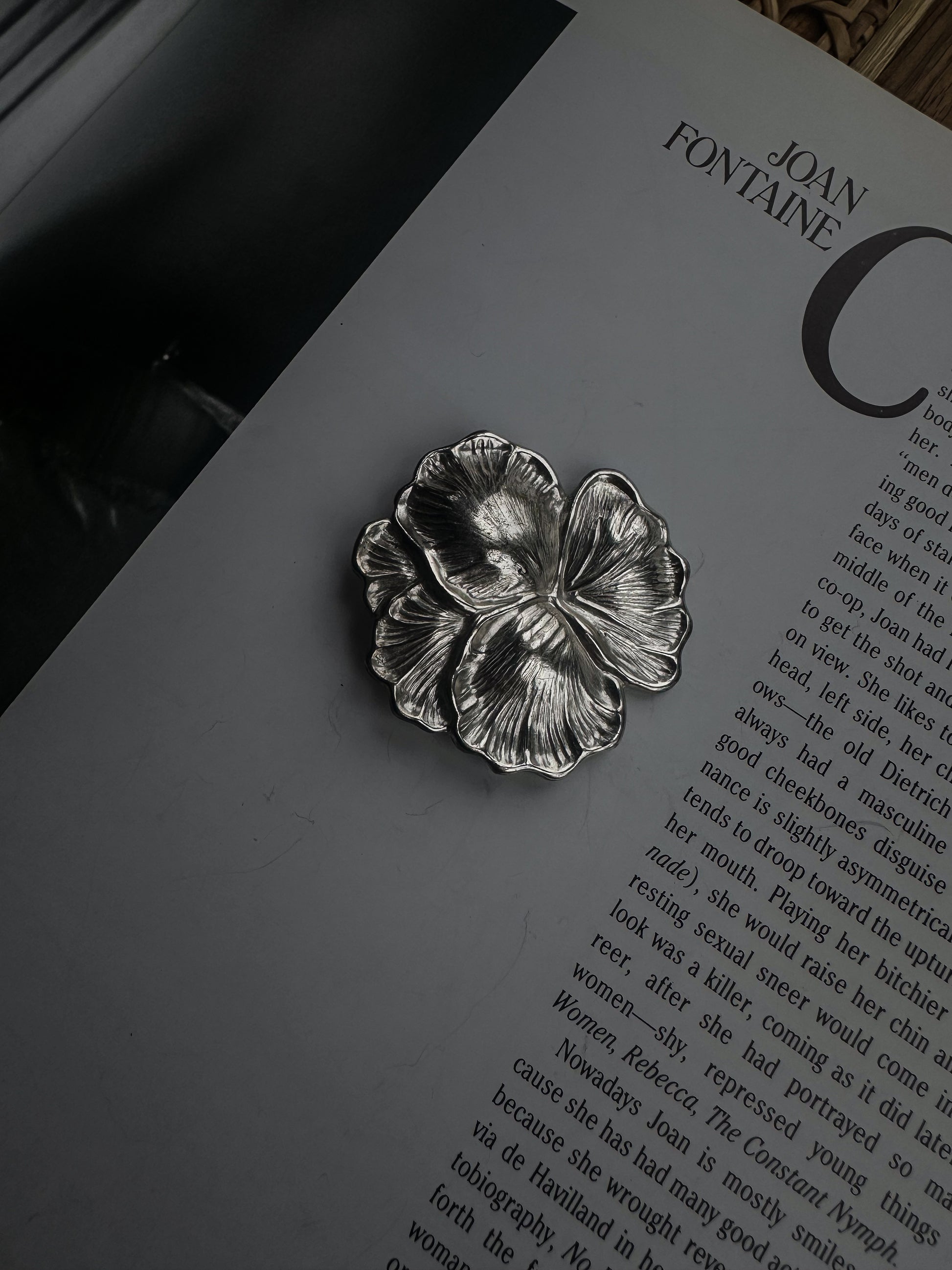 Sterling Silver Blossom Brooch|Vintage Baazaar 