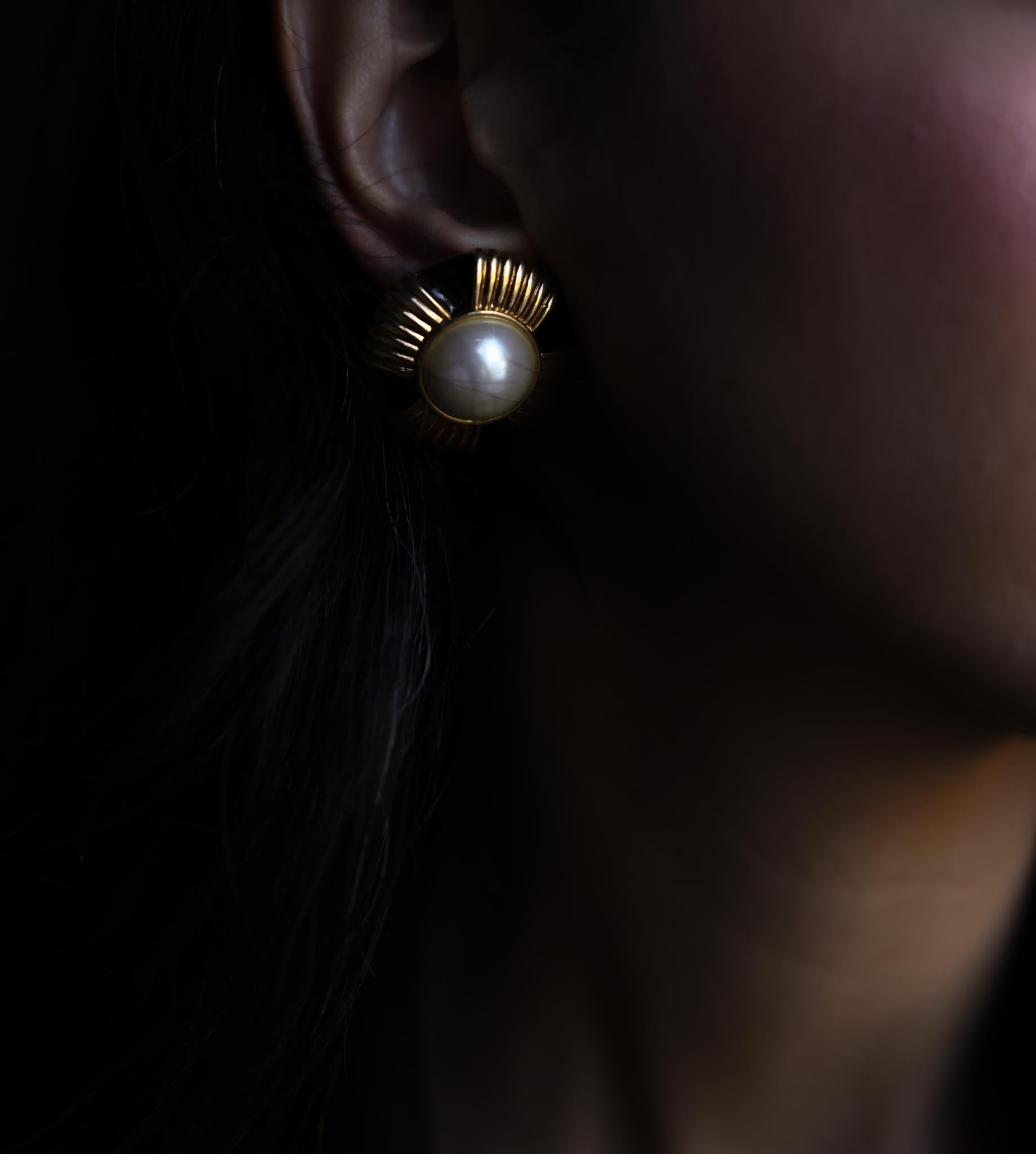 Pearl Radiance Earrings|Vintage Baazaar 