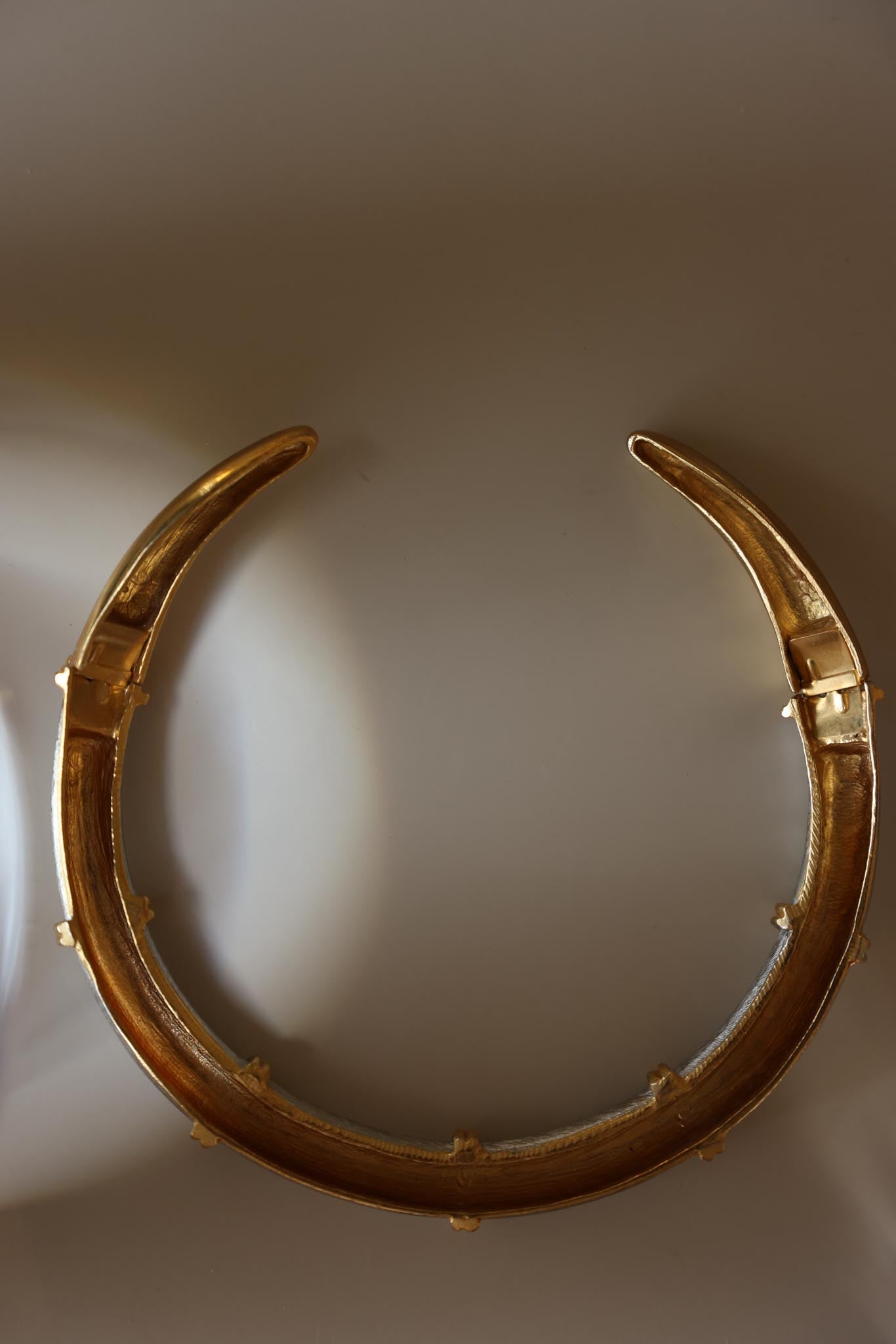 Two-Tone Hinged Collar Necklace