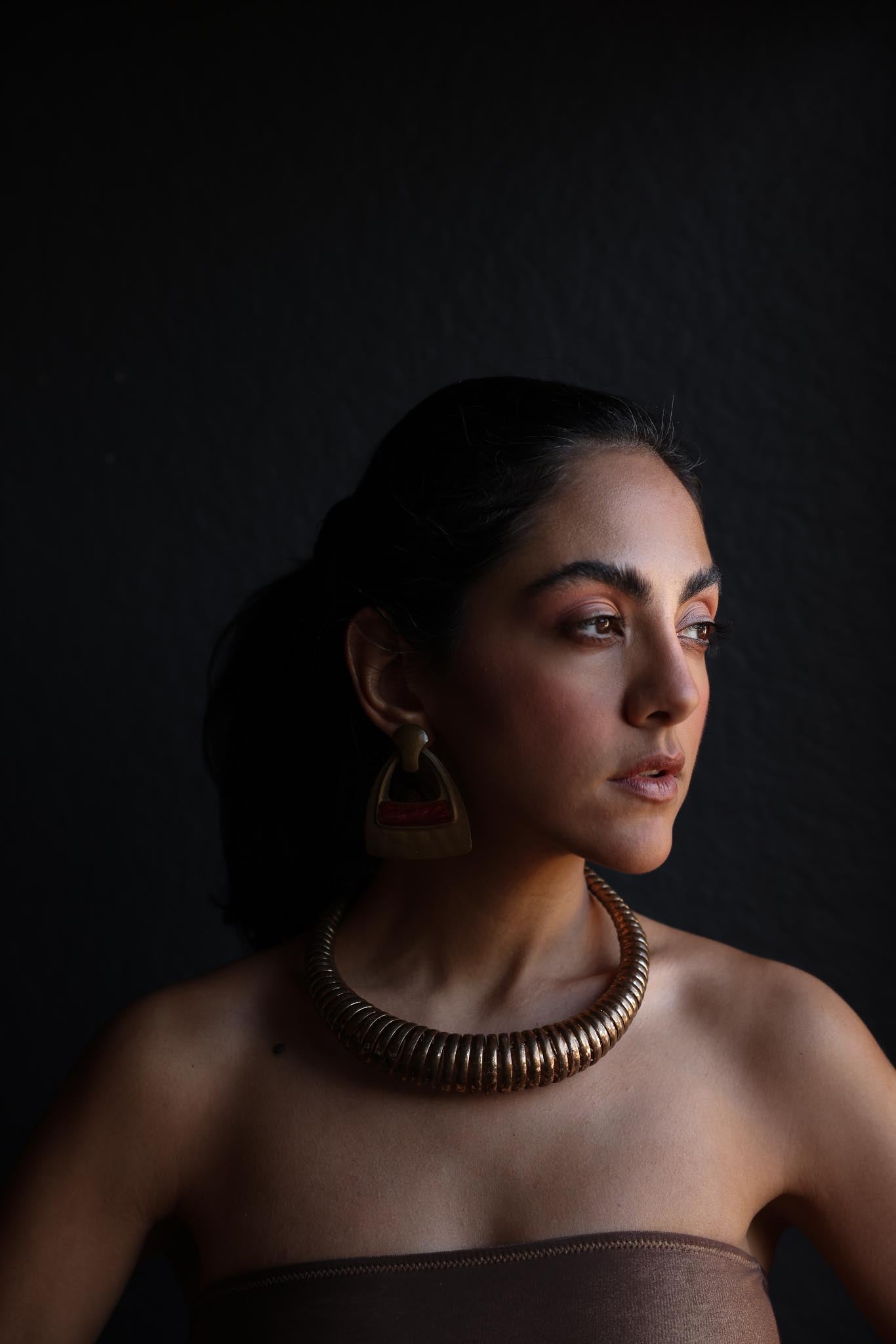 Red Horizon Earrings|Vintage Baazaar 