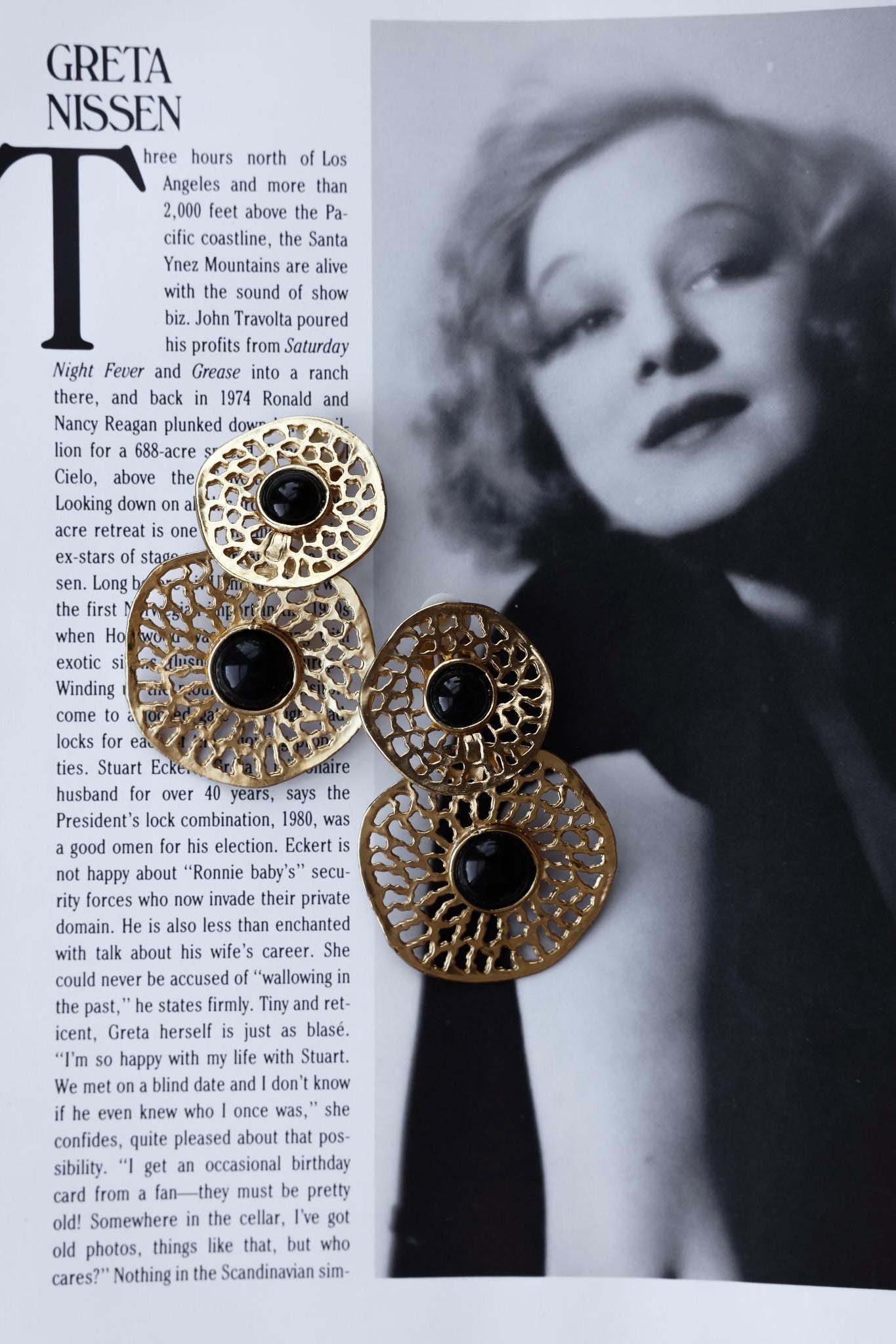 Celestial Disc Earrings|Vintage Baazaar 