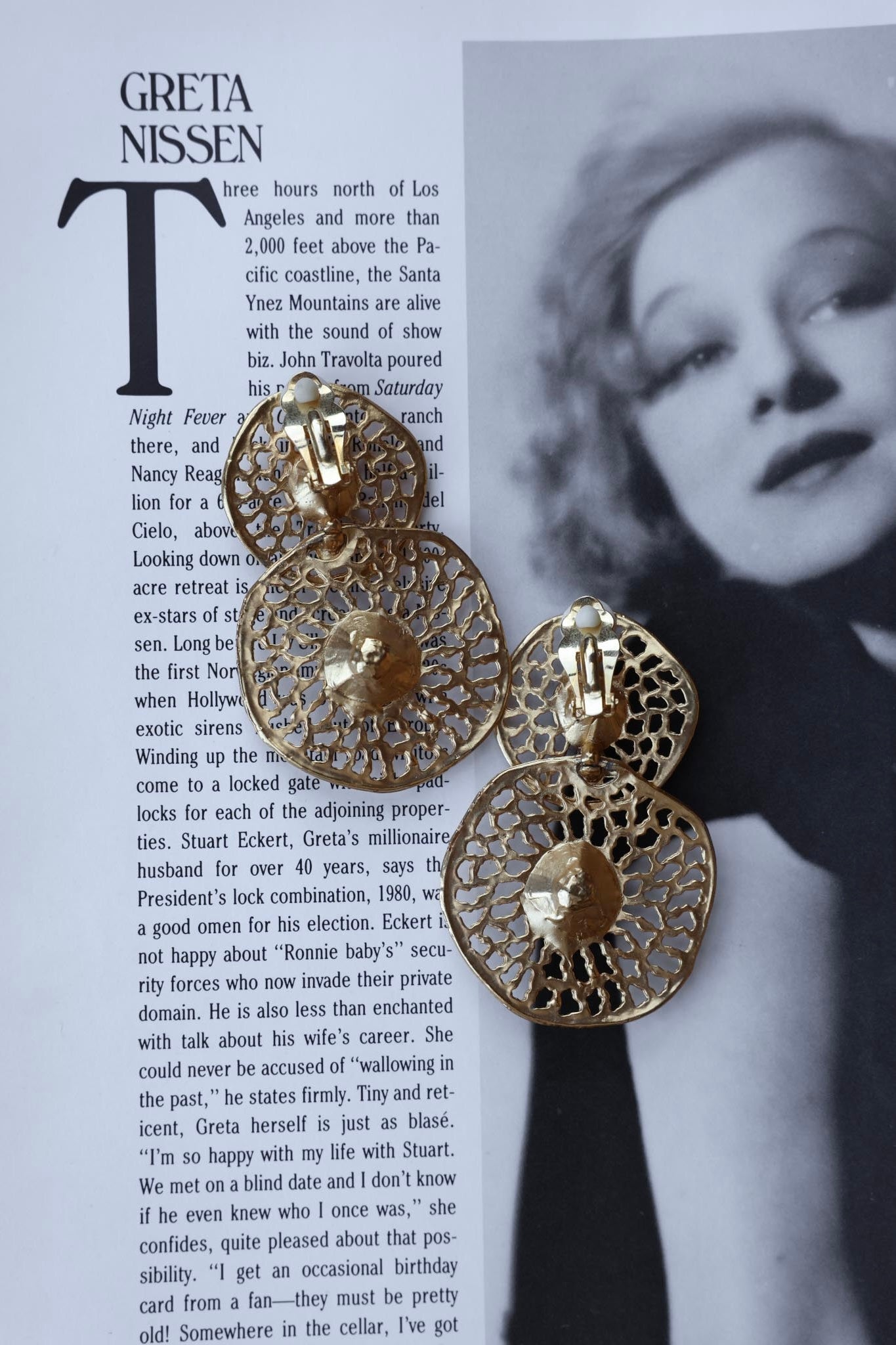 Celestial Disc Earrings|Vintage Baazaar 