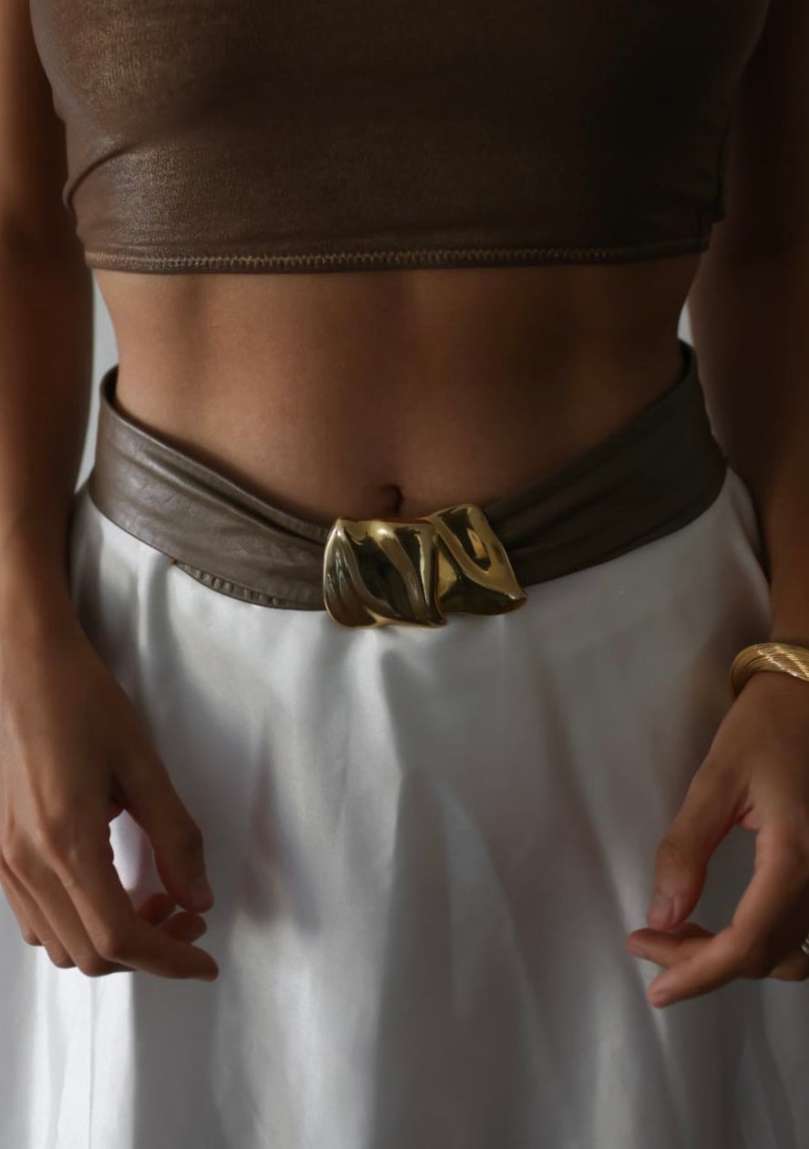 Molton Curve Belt|Vintage Baazaar 